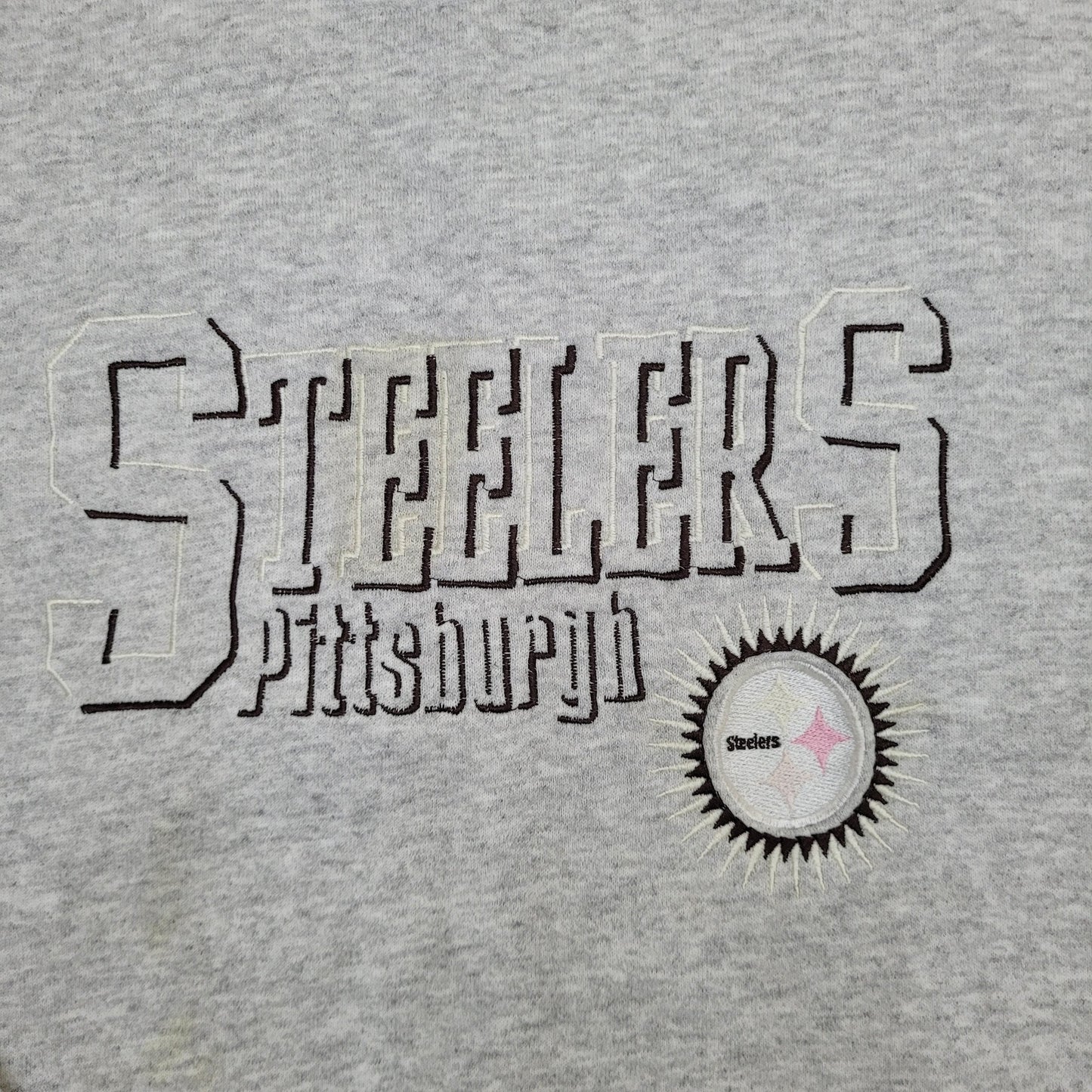 Vintage Pittsburgh-Steelers Sweatshirt Womens M/L 21x25