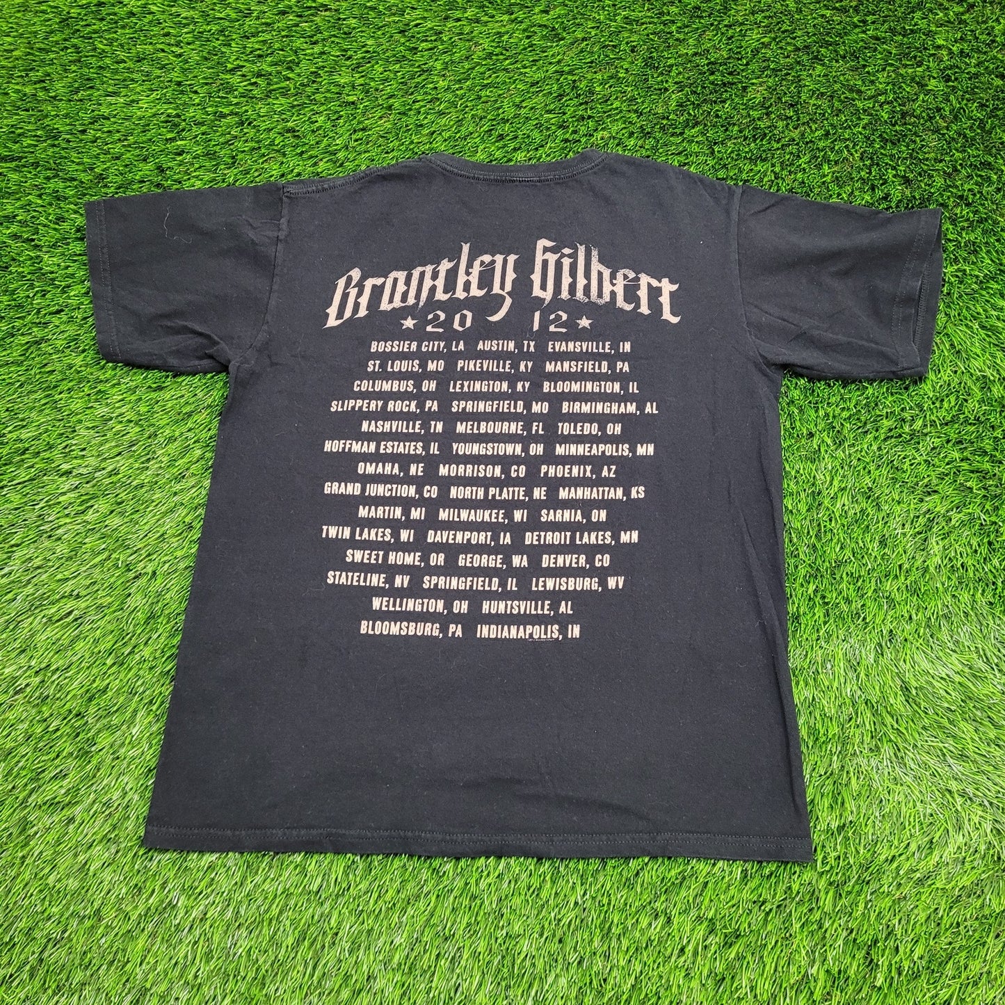 Brantley-Gilbert Shirt Womens Large 20x25 Black