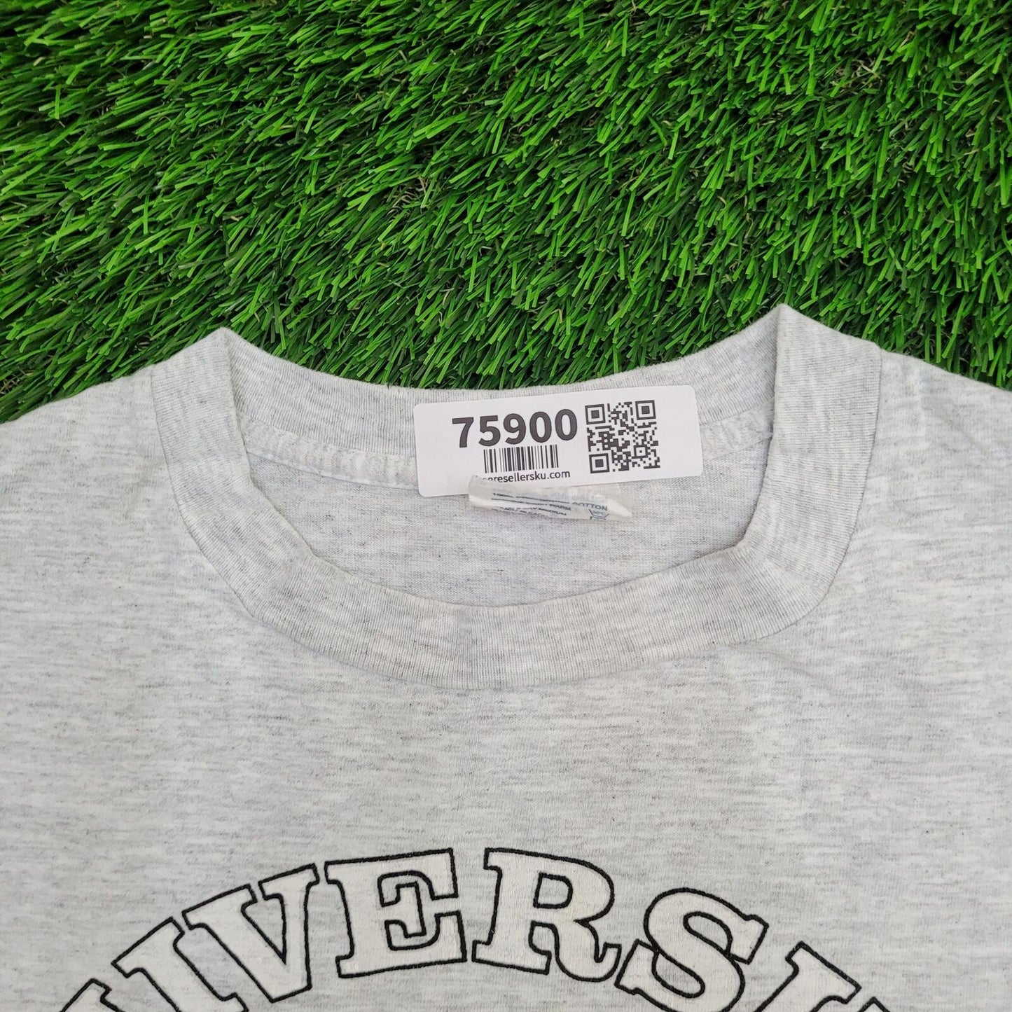 Vintage University-of Hawaii Shirt L/XL 22x24 Gray Cropped