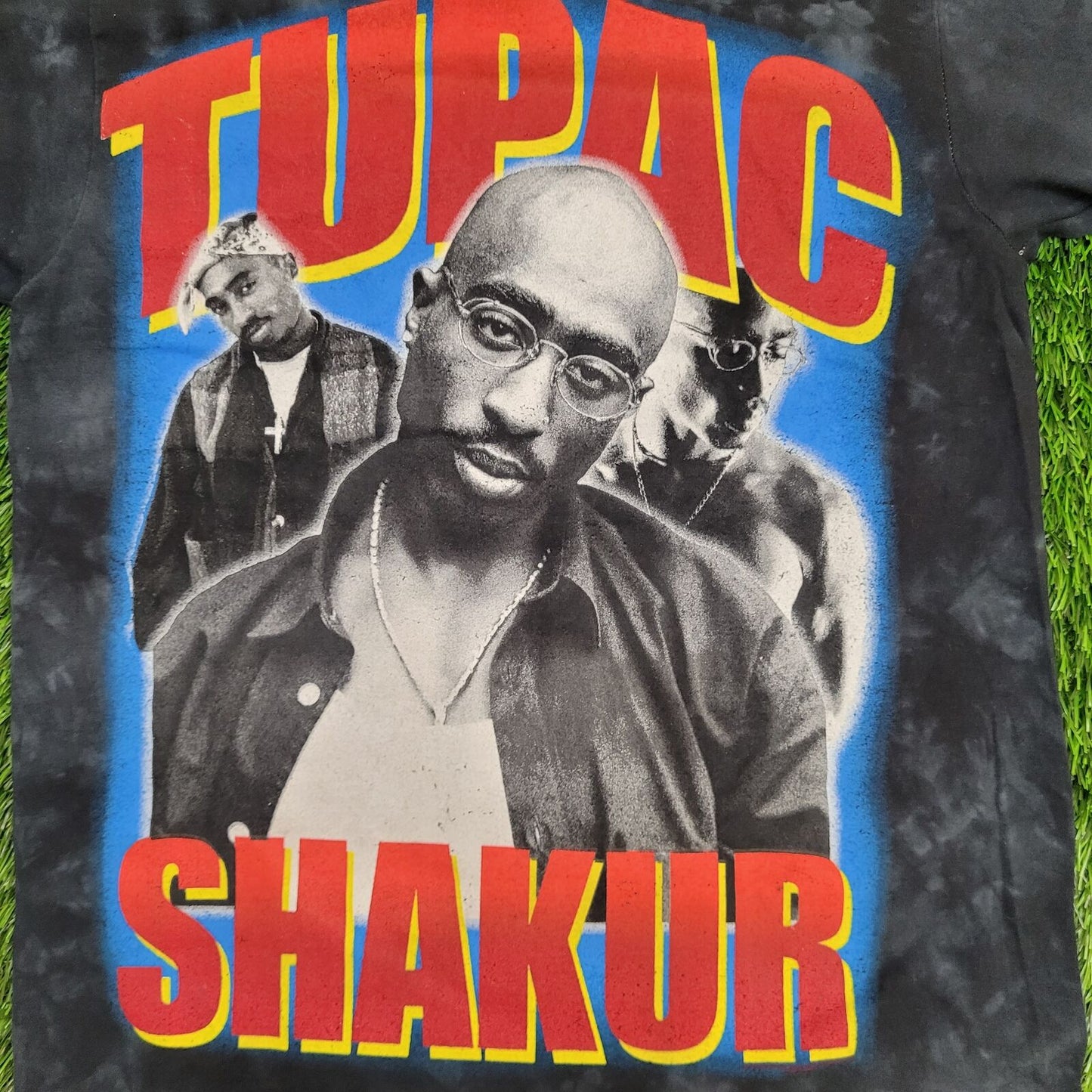 2PAC Tupac Shirt Womens Small 17x25 Black