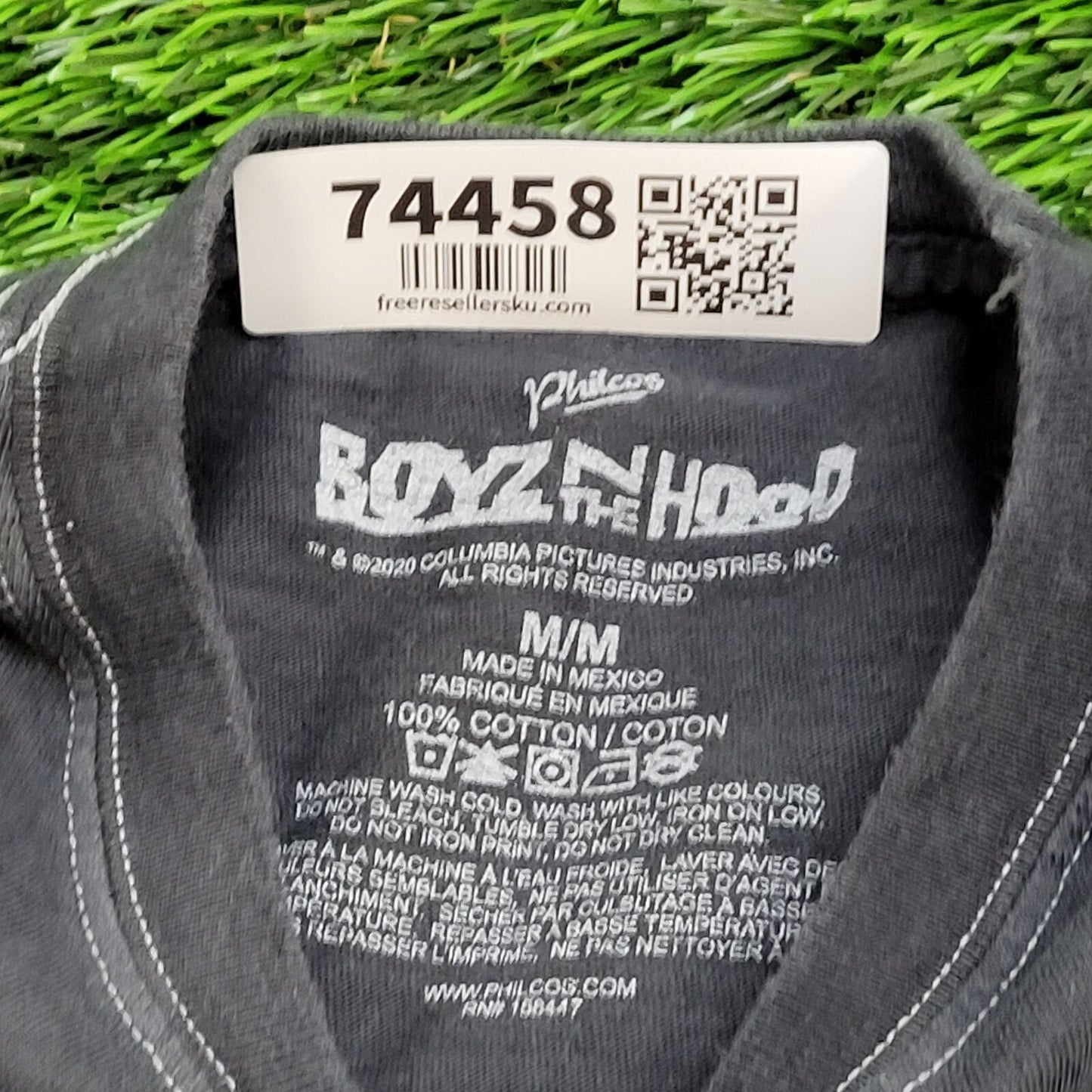 Boyz-N-The-Hood Shirt Womens Medium 18x27 Gray