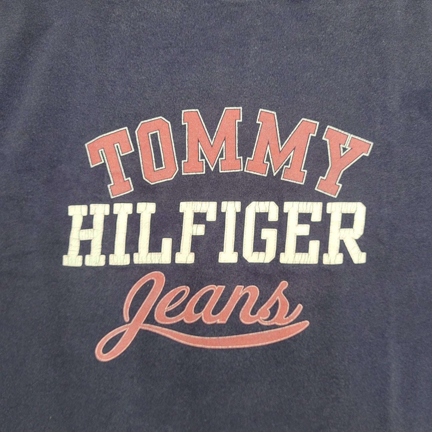 Vintage Tommy-Hilfiger Shirt Medium 22x27 Y2K Blue