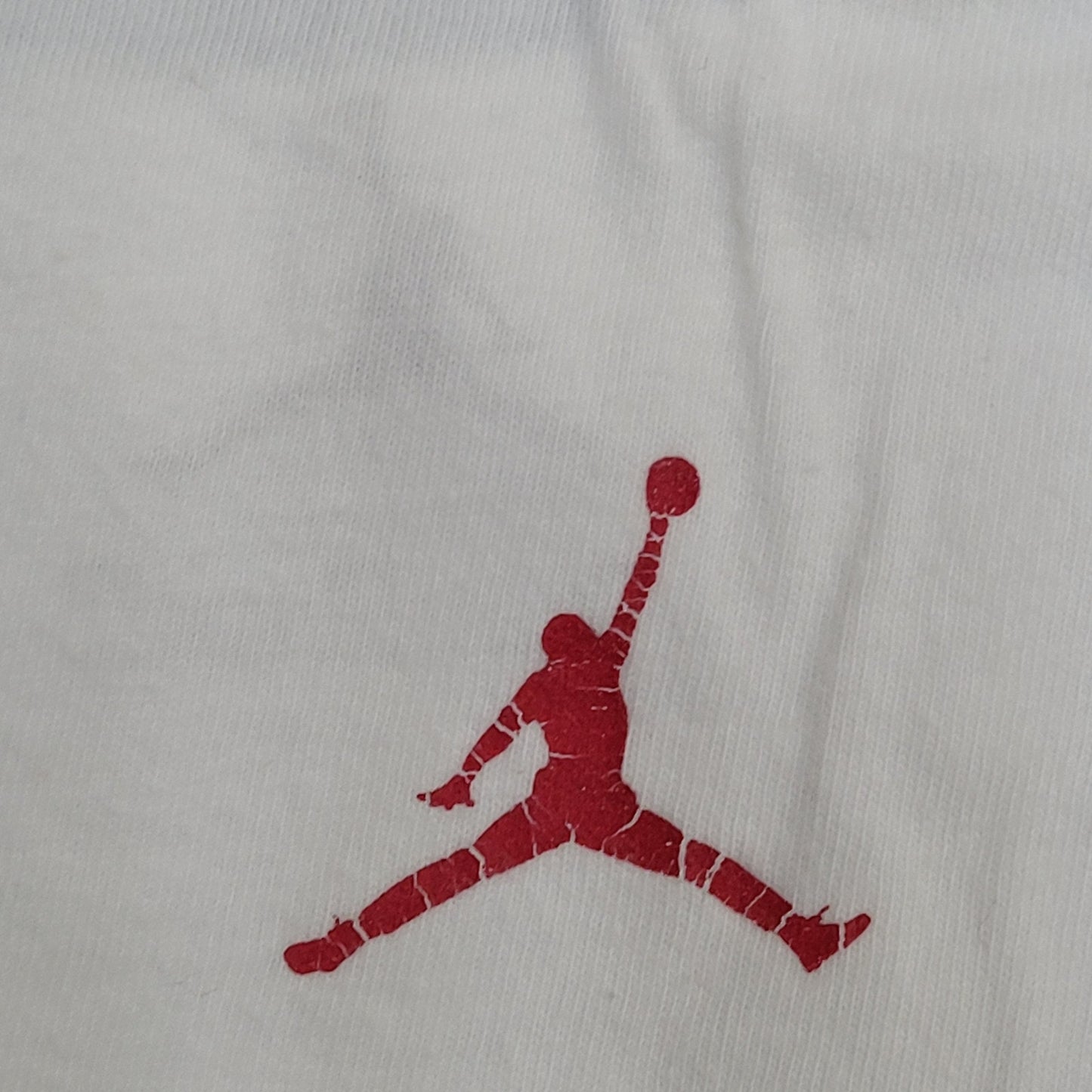 Air-Jordan Shirt XL 23x25 White Jump-Man Basketball