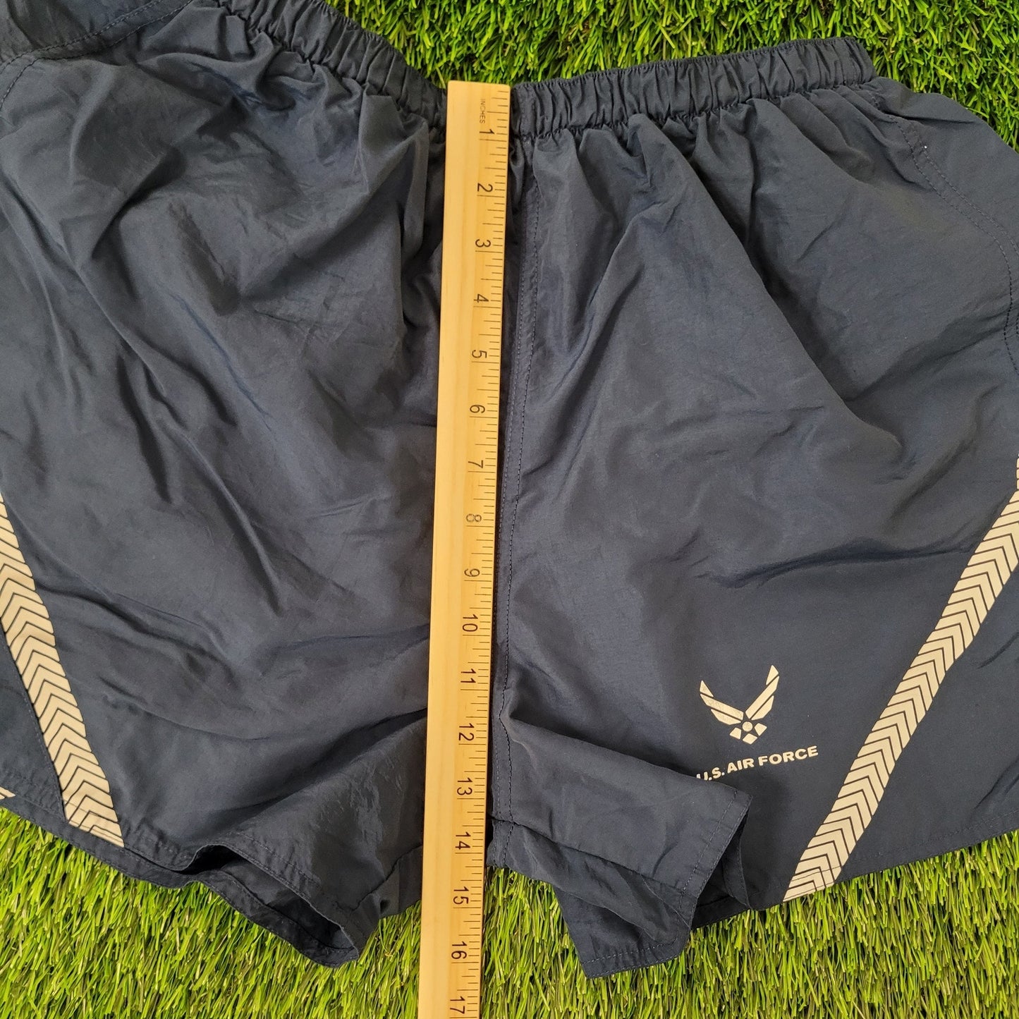 Vintage US Air-Force Trunk Shorts M/L Blue Physical Training