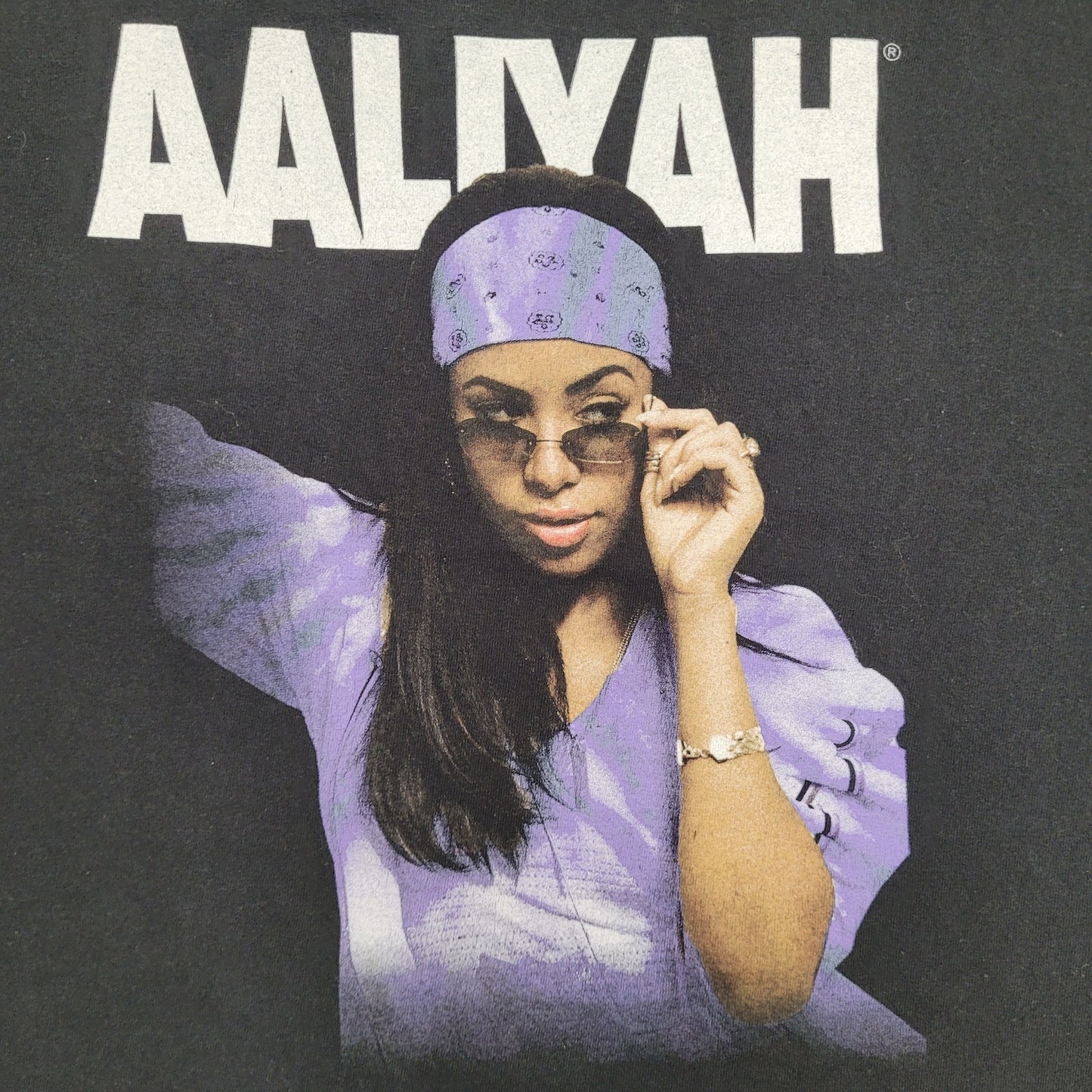 Aaliyah Shirt Womens 2XL 25x29 Black