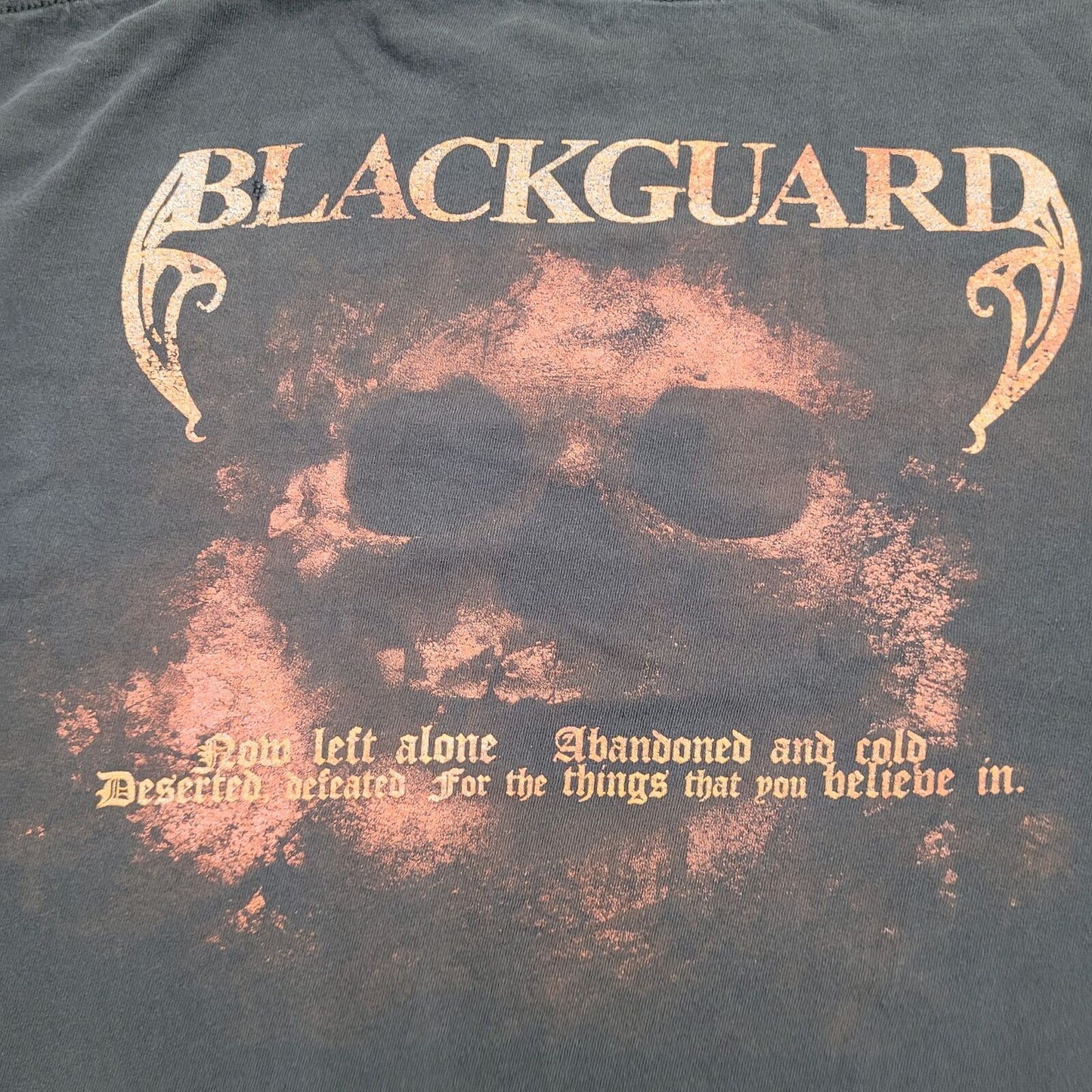 Blackguard Skull Shirt 2XL 26x28 Black