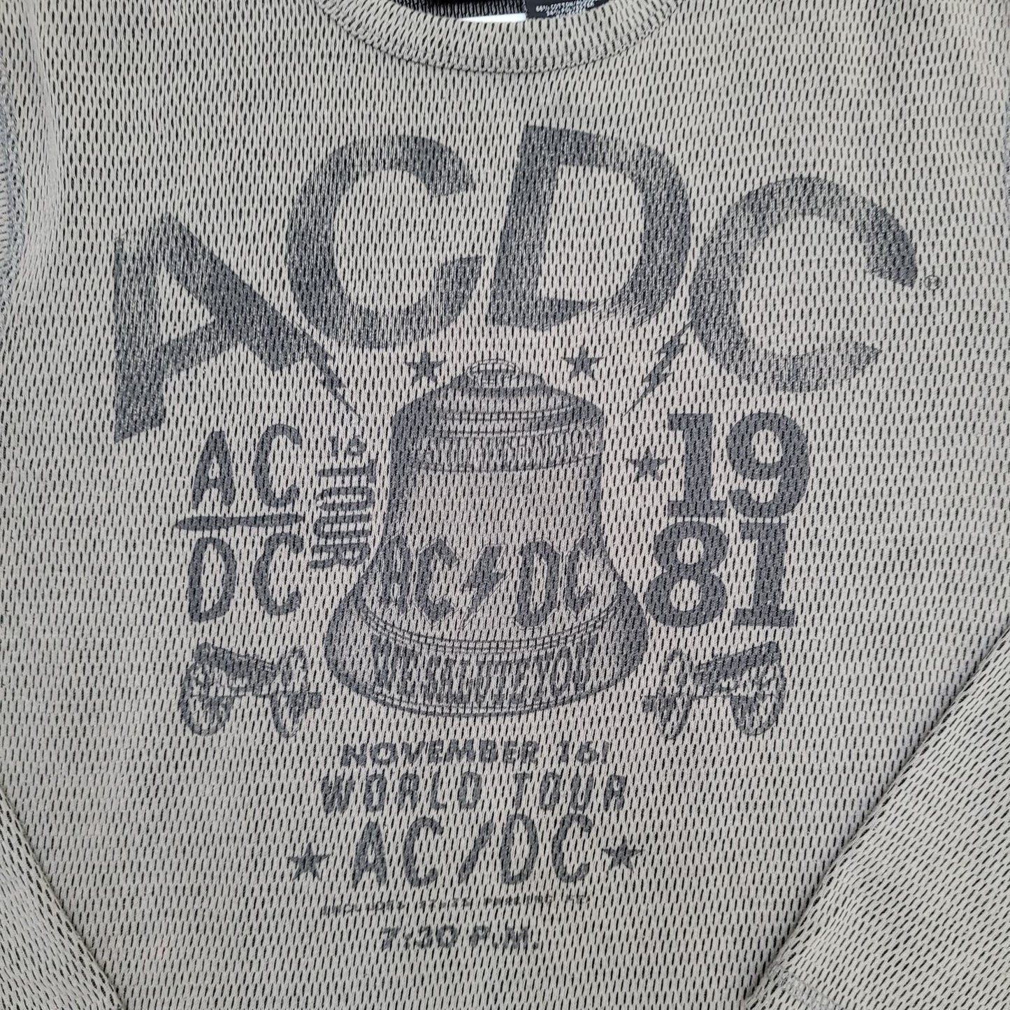 1981 ACDC Tour Mesh Shirt M/L
