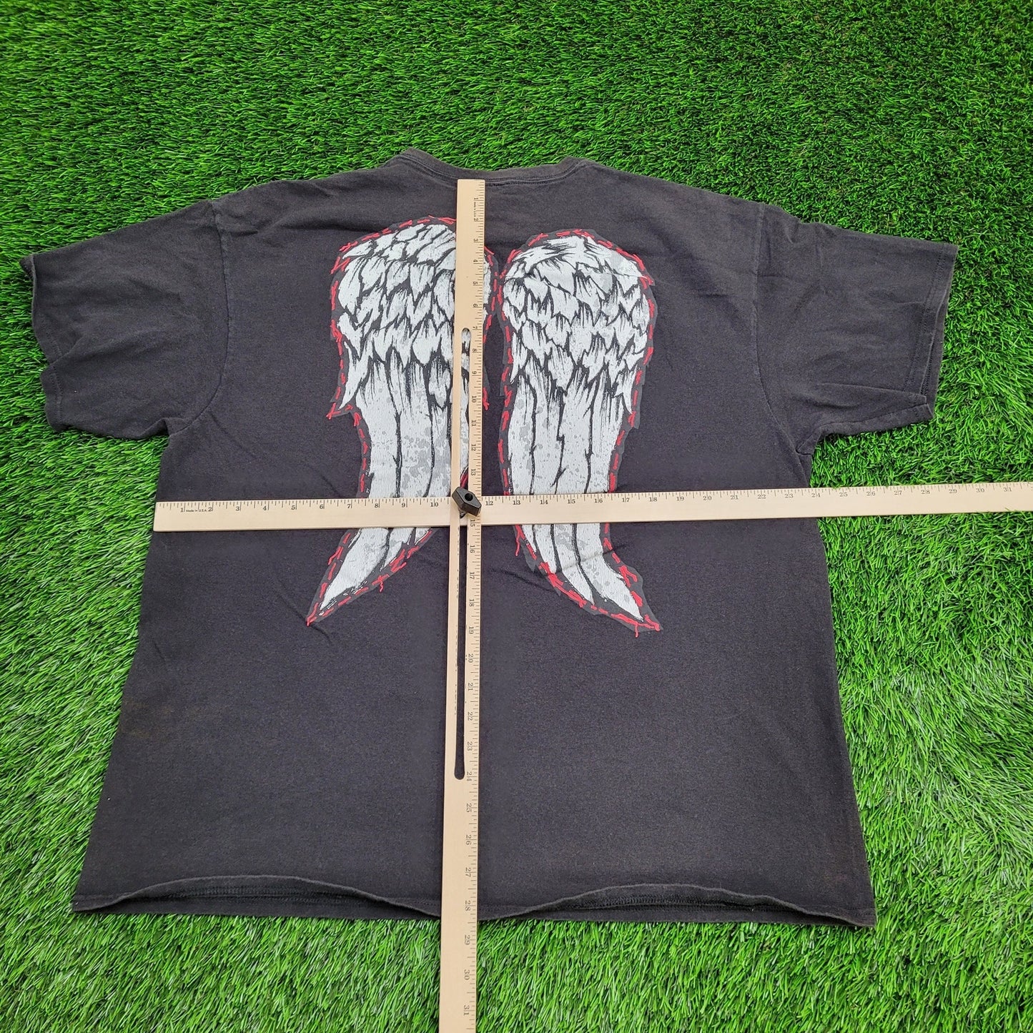 Walking-Dead Hunter Shirt XL 24x28 Faded Black