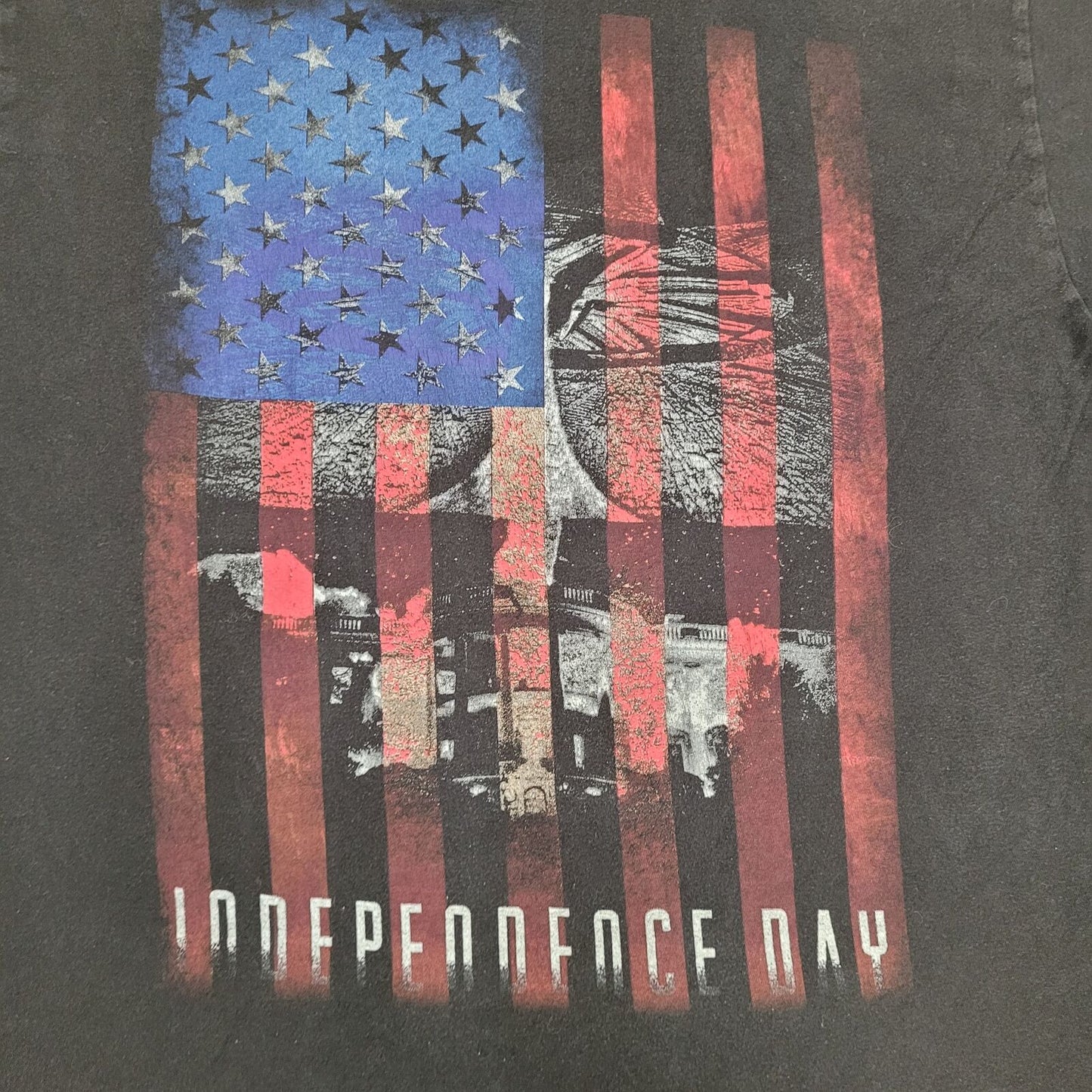 Alien Shirt XL 23x27 Black Independence-Day