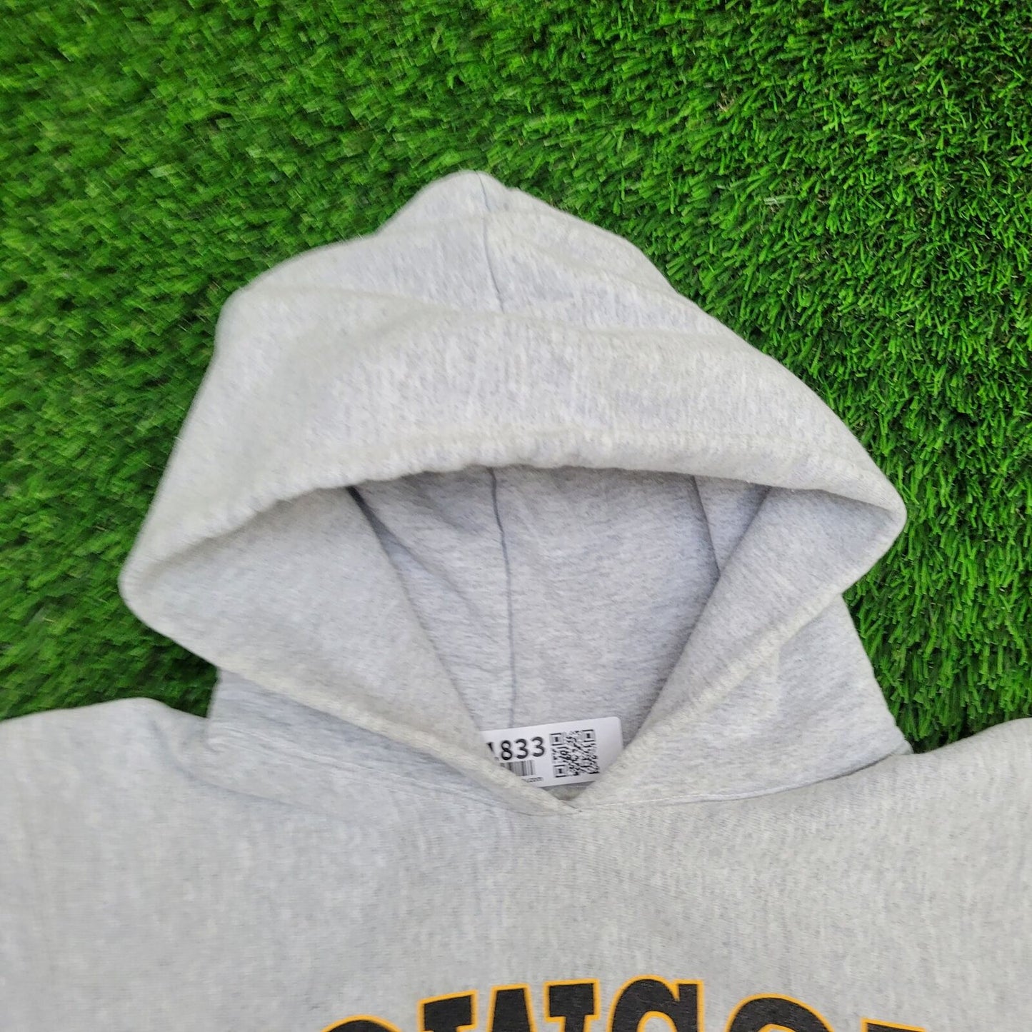 Vintage Towson University Hoodie Small 23x22 Gray Tigers USA