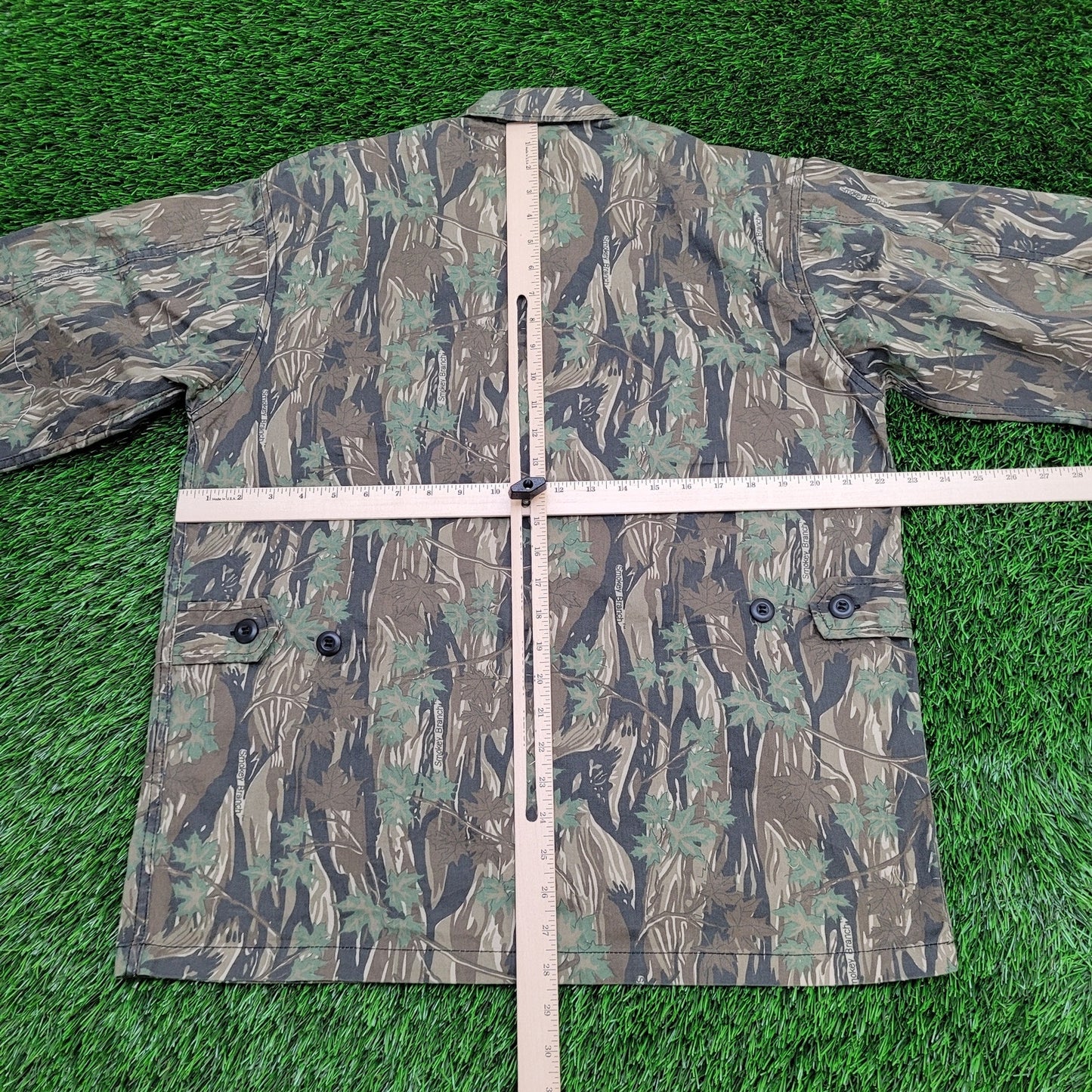 Vintage Rothco Camo Jacket S/M 22x28 Smokey-Branch