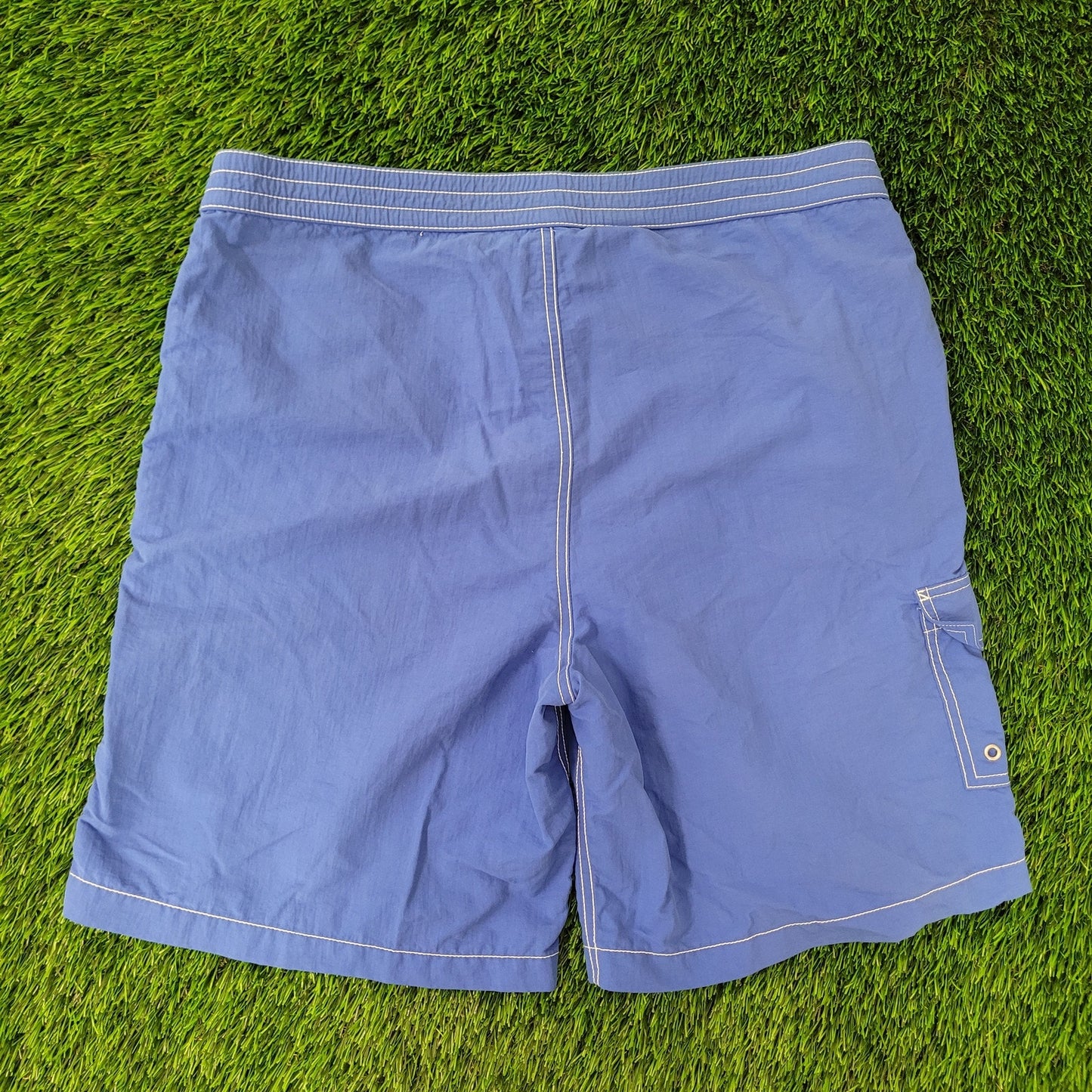 Vintage Y2K Ralph-Lauren Swim Shorts Large 38x9 Blue