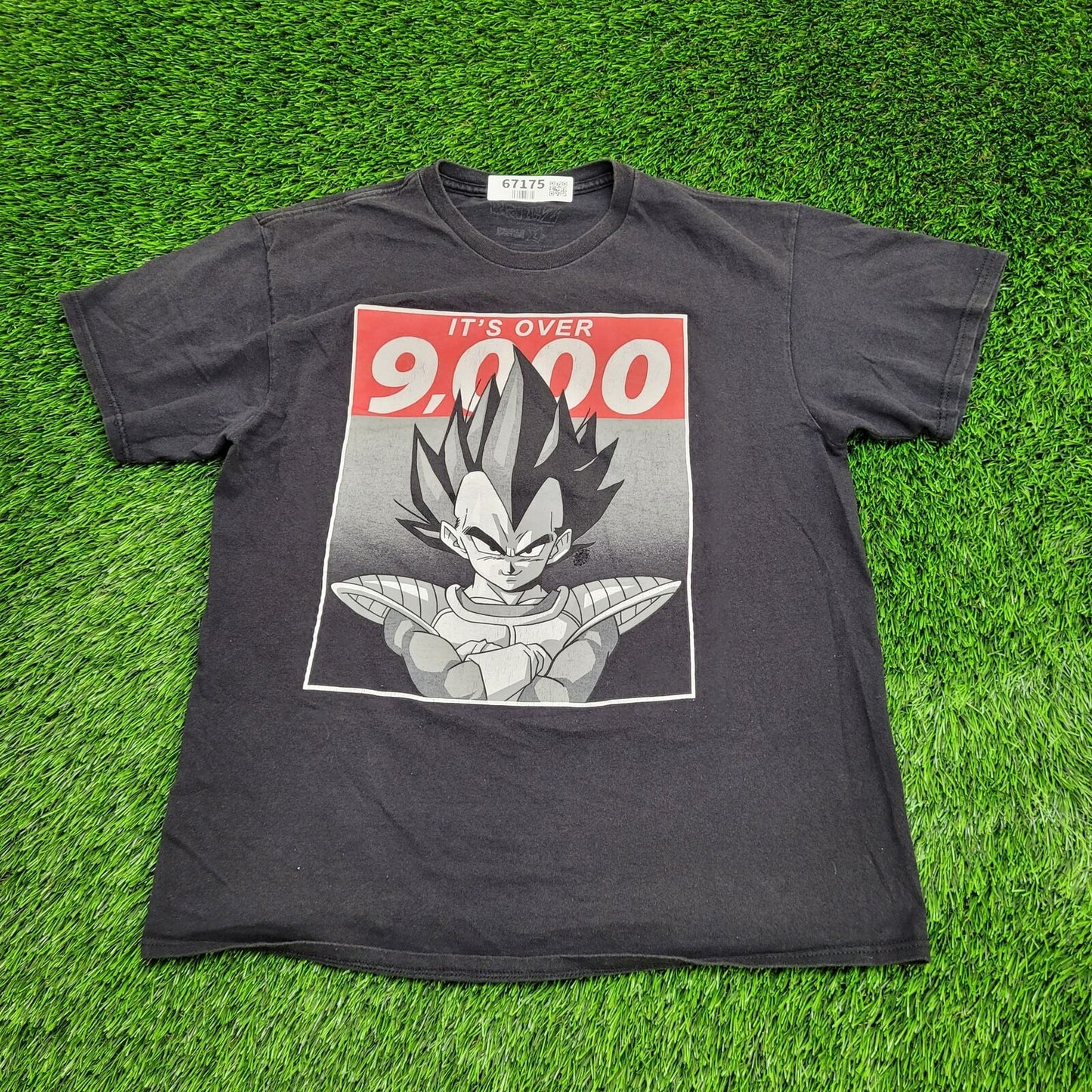 Dragon-Ball-Z Shirt Medium 20x25 Black Vegeta