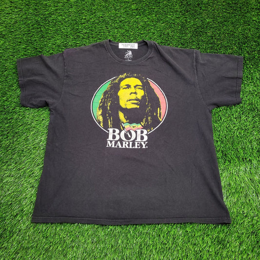 Bob-Marley Shirt Womens XL 23x26 Jamaican Reggae