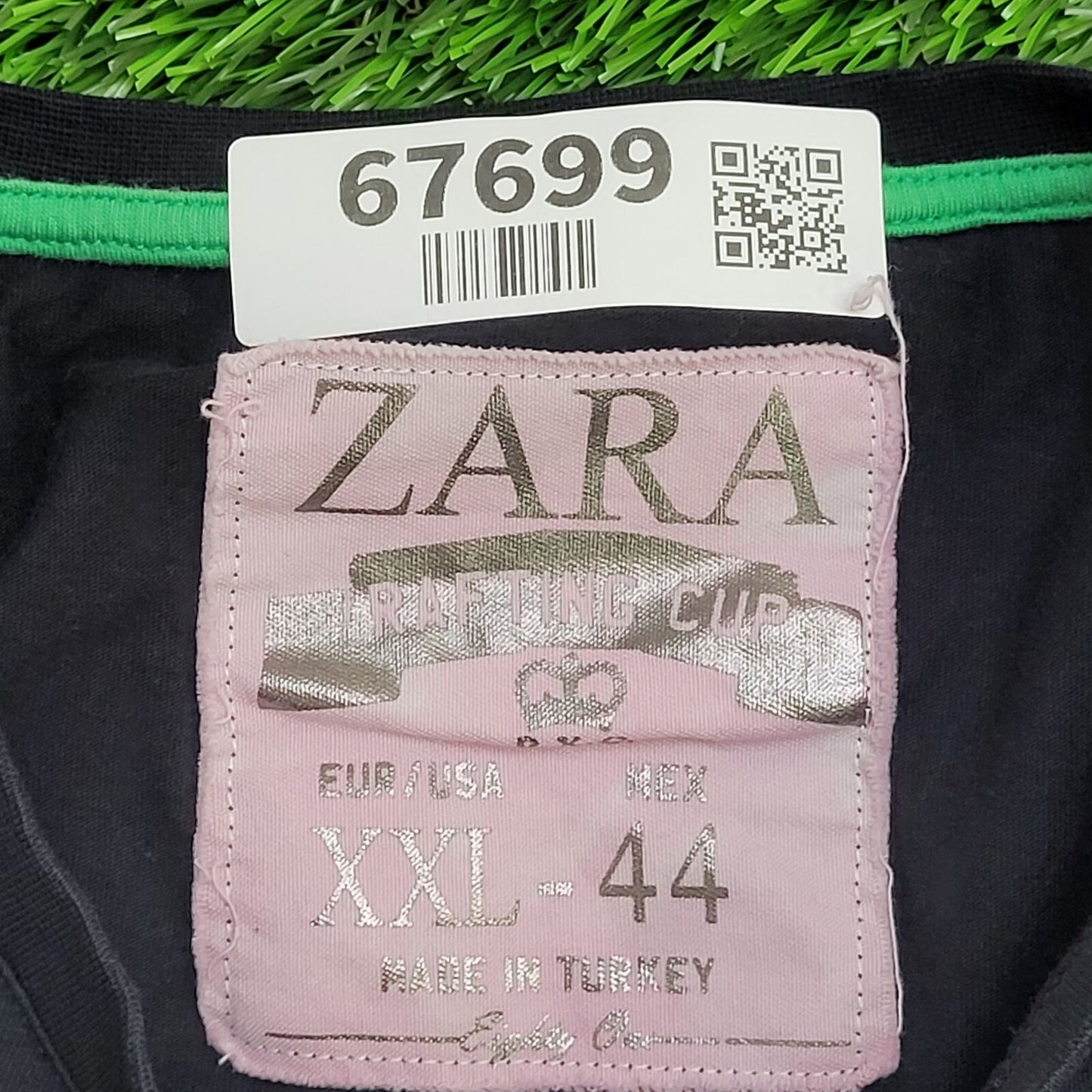 ZARA Shirt XL/2XL 22x26 Black Rafting-Cup