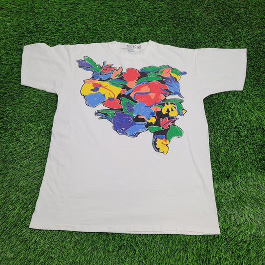 Graffiti Abstract Mural Art Shirt Womens Medium 22x28 Baggy