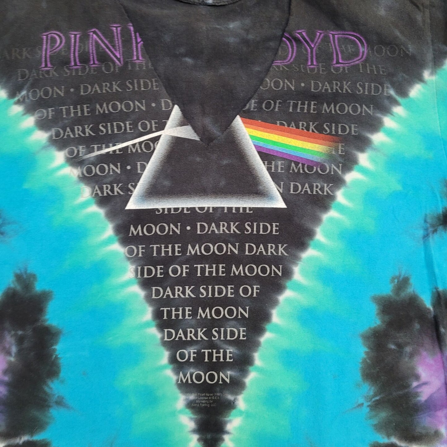 Vintage Pink-Floyd Band Choker Shirt Women Large 20x26 2004