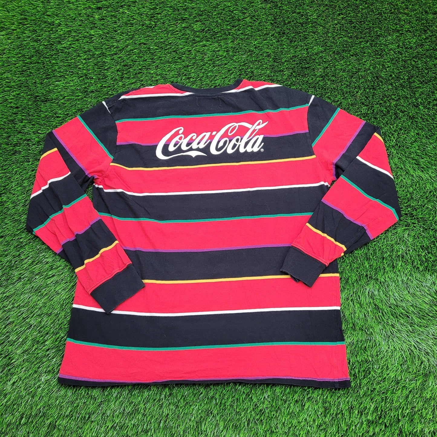 Coca-Cola PacSun Shirt Womens XL 22x26 Striped