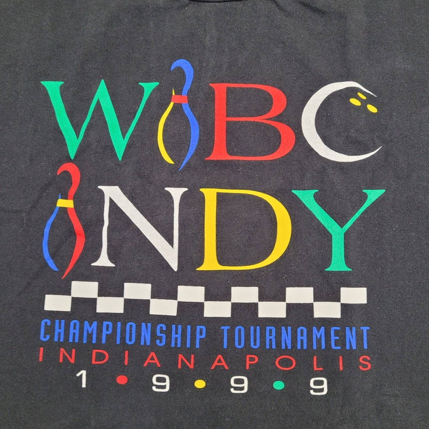 1999 Bowling Shirt Large 21x26 WIBC Championship USA