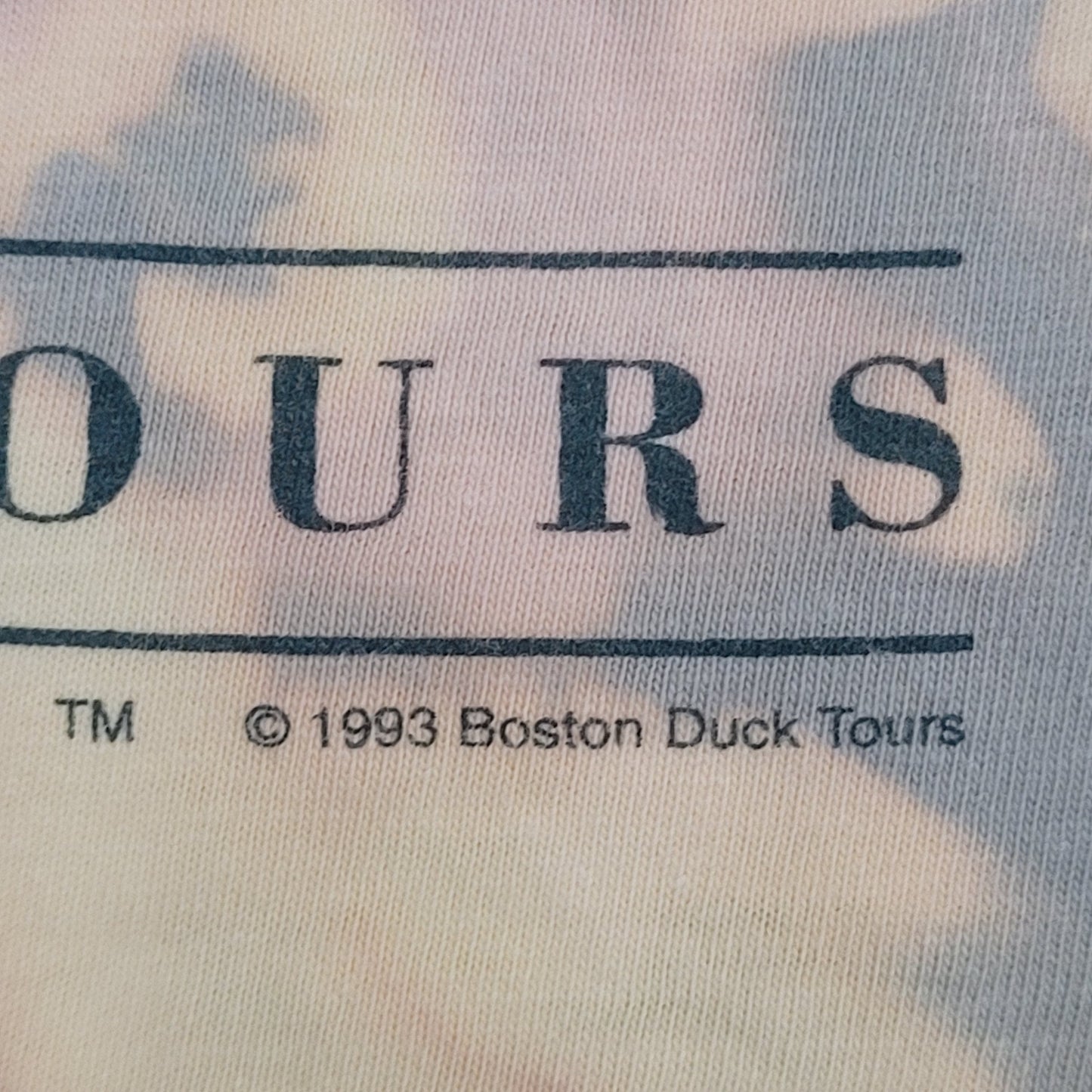 1993 Boston Ducks Tour Shirt Women Medium 19x25 Upcycled