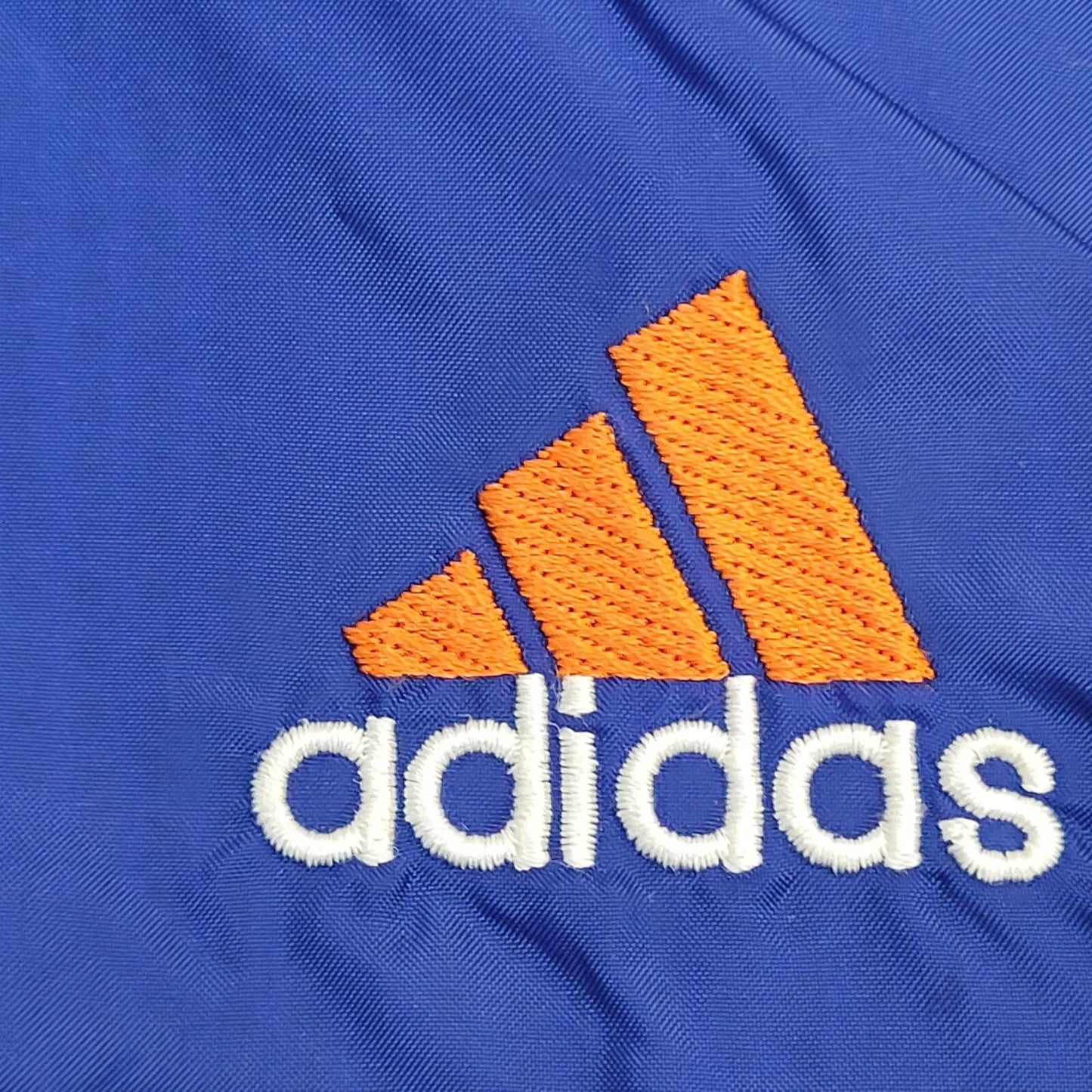 ADIDAS Windbreaker Jacket Small 22x25 Blue