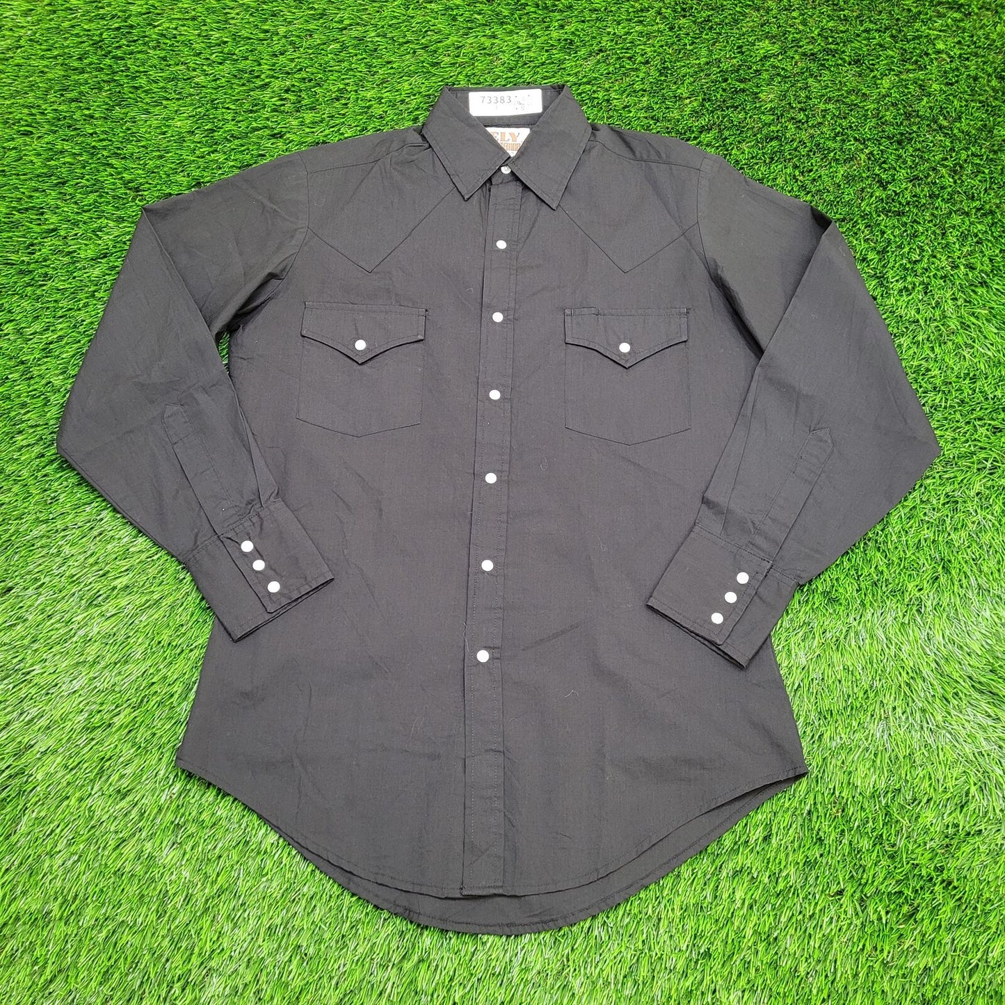 Ely-Cattleman Button Shirt Small 20x31 Black