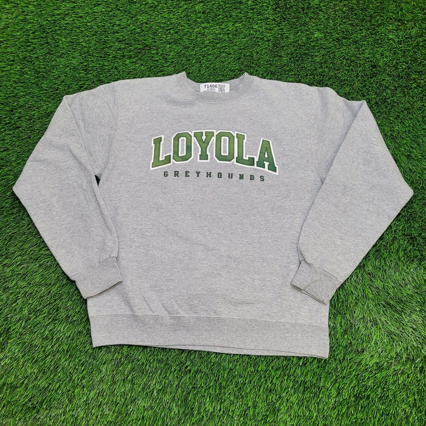 Champion Loyola Sweatshirt Medium 21x24 Gray