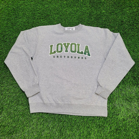 Champion Loyola Sweatshirt Medium 21x24 Gray