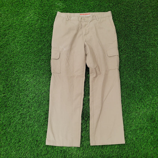 Dickies Cargo Pants 38x31 Khaki Brown