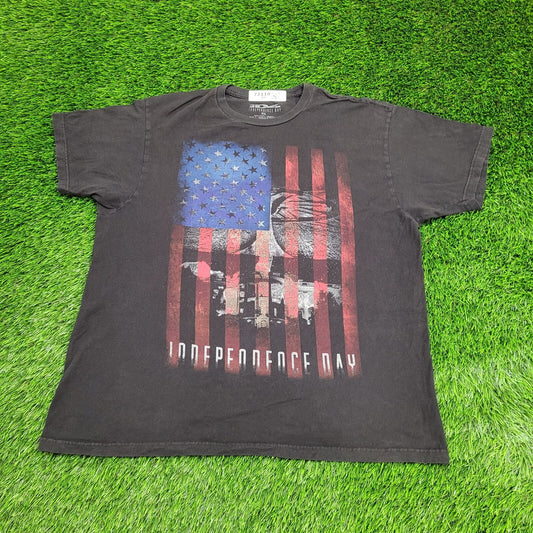 Alien Shirt XL 23x27 Black Independence-Day