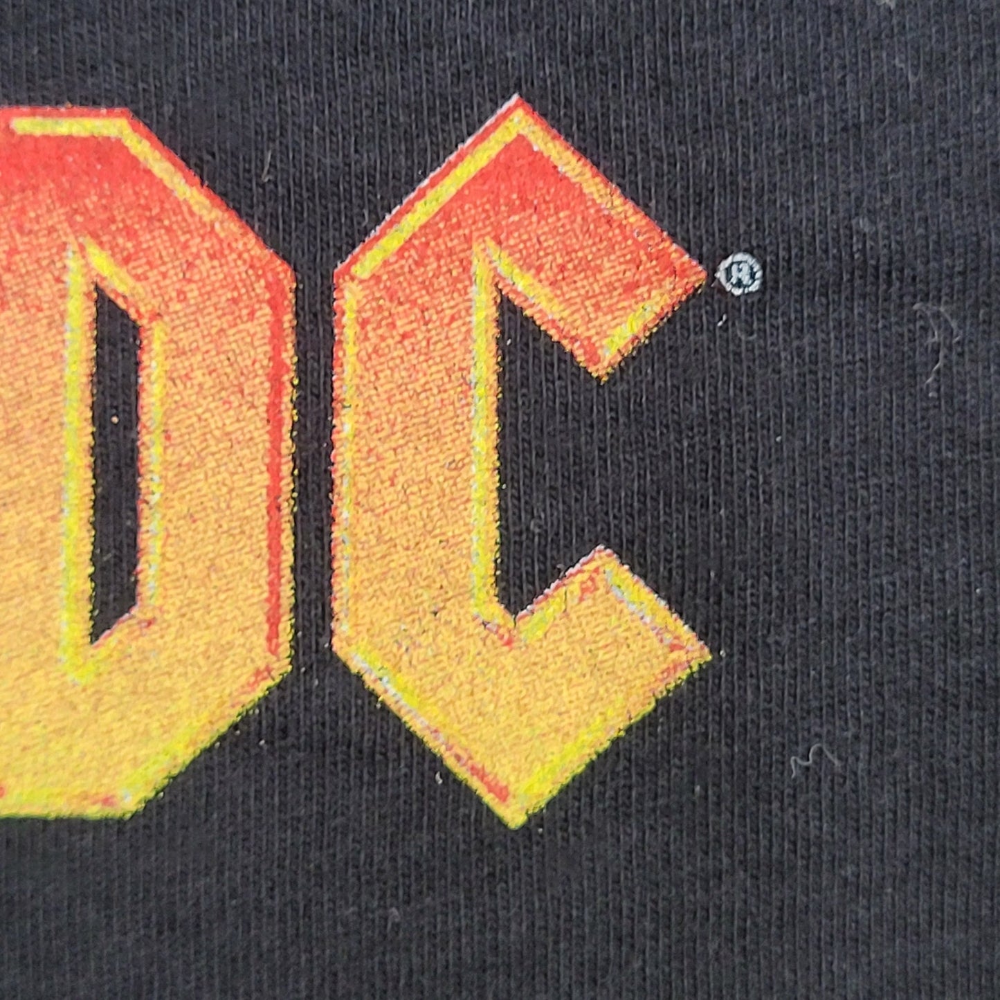 ACDC Shirt Womens XL 21x27 Back-In-Black