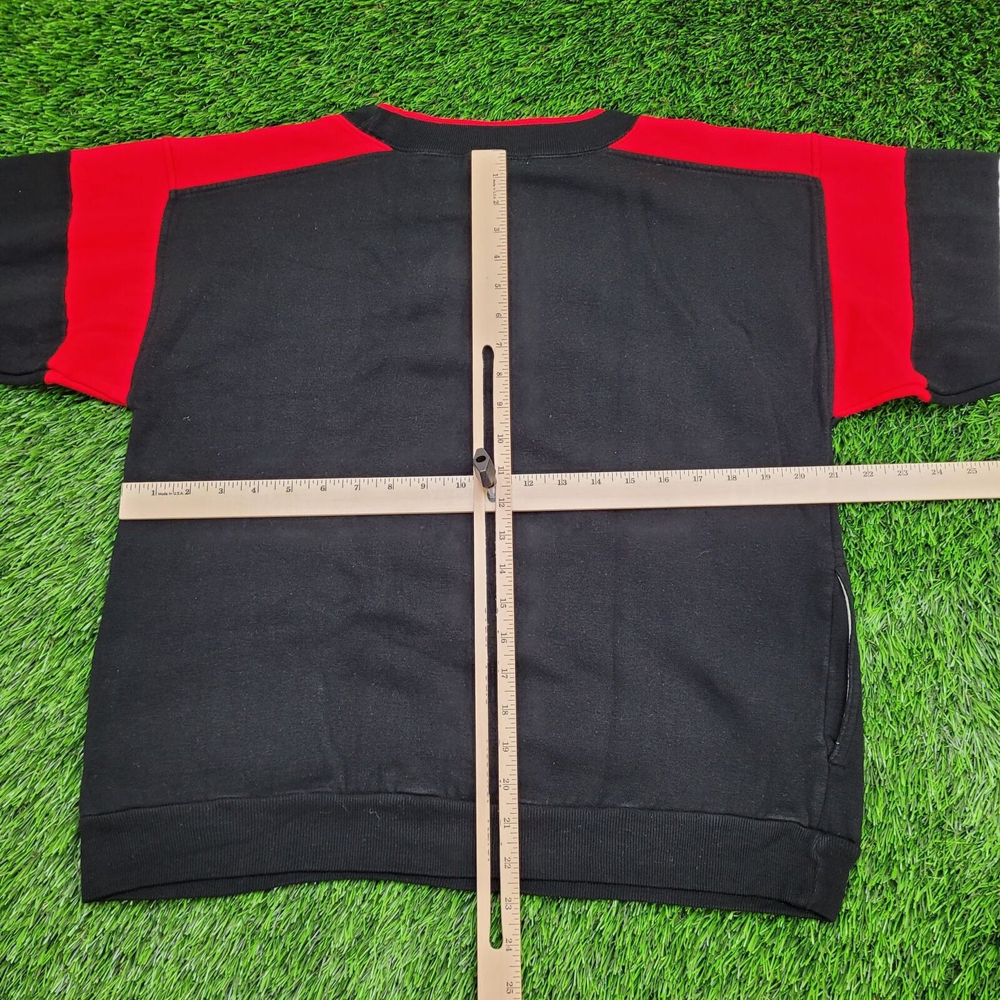 DUNLOP Sweatshirt S/M 21x22 Black Red