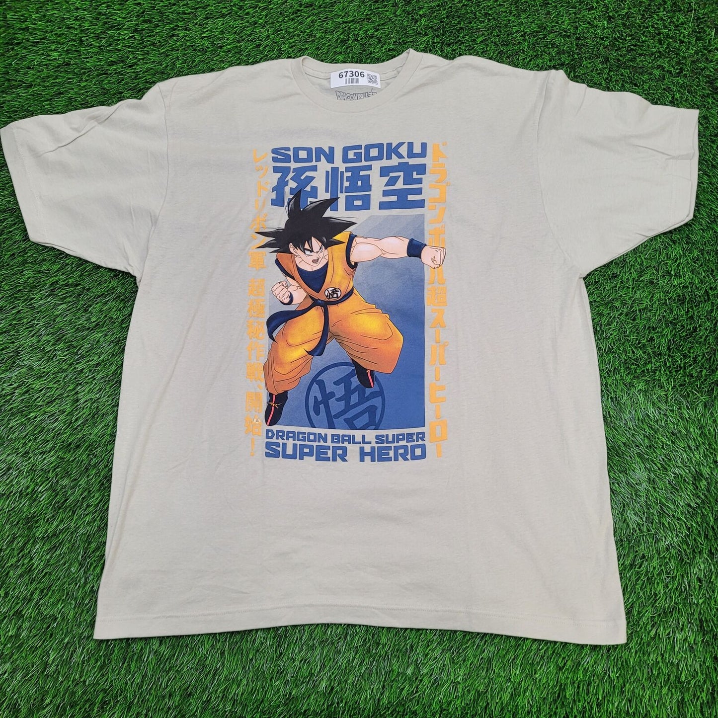 Dragon-Ball Z Shirt 2XL 25x31 Slate-Gray Son-Goku