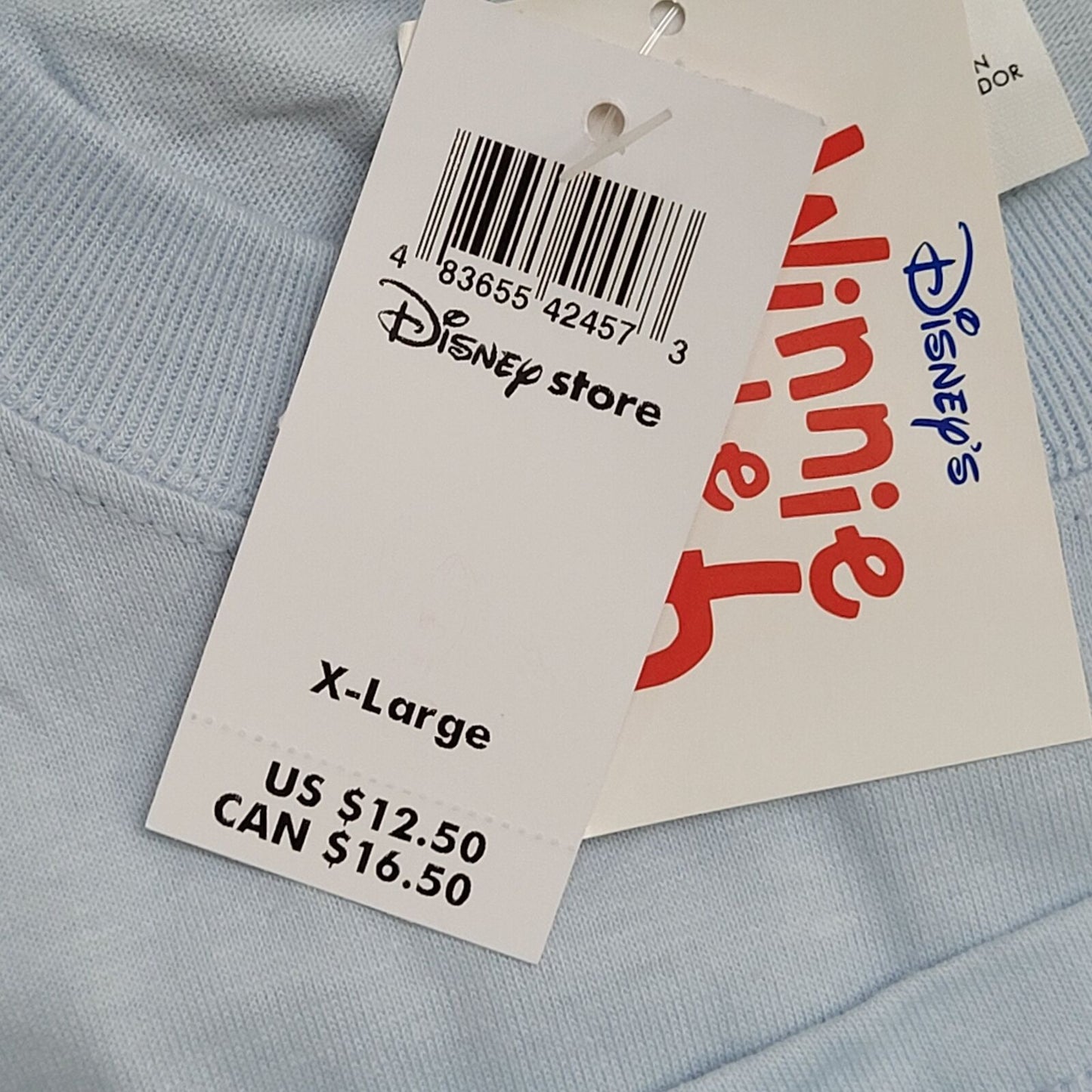 Disney Winnie-The-Pooh Shirt XL 23x30 Blue