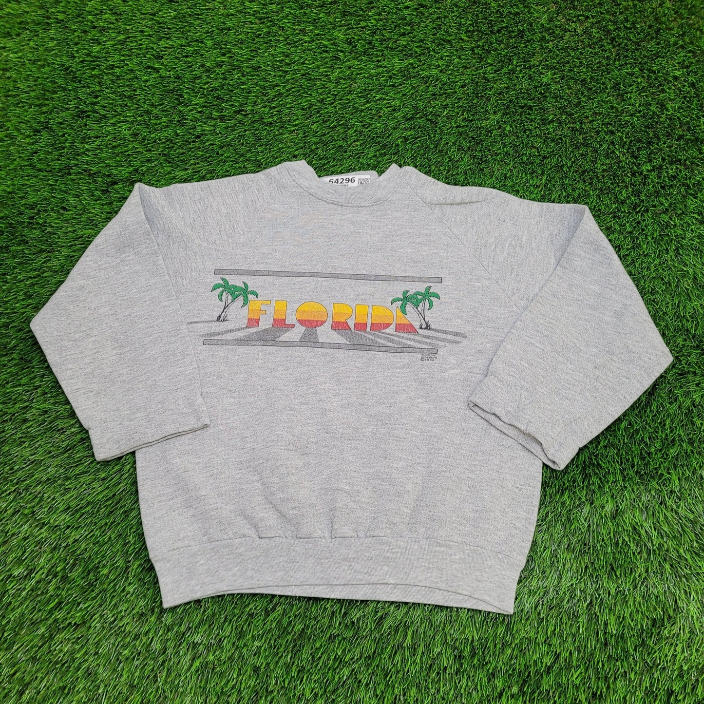 1988 Florida Sweatshirt Womens Large 20x21 Sunset USA