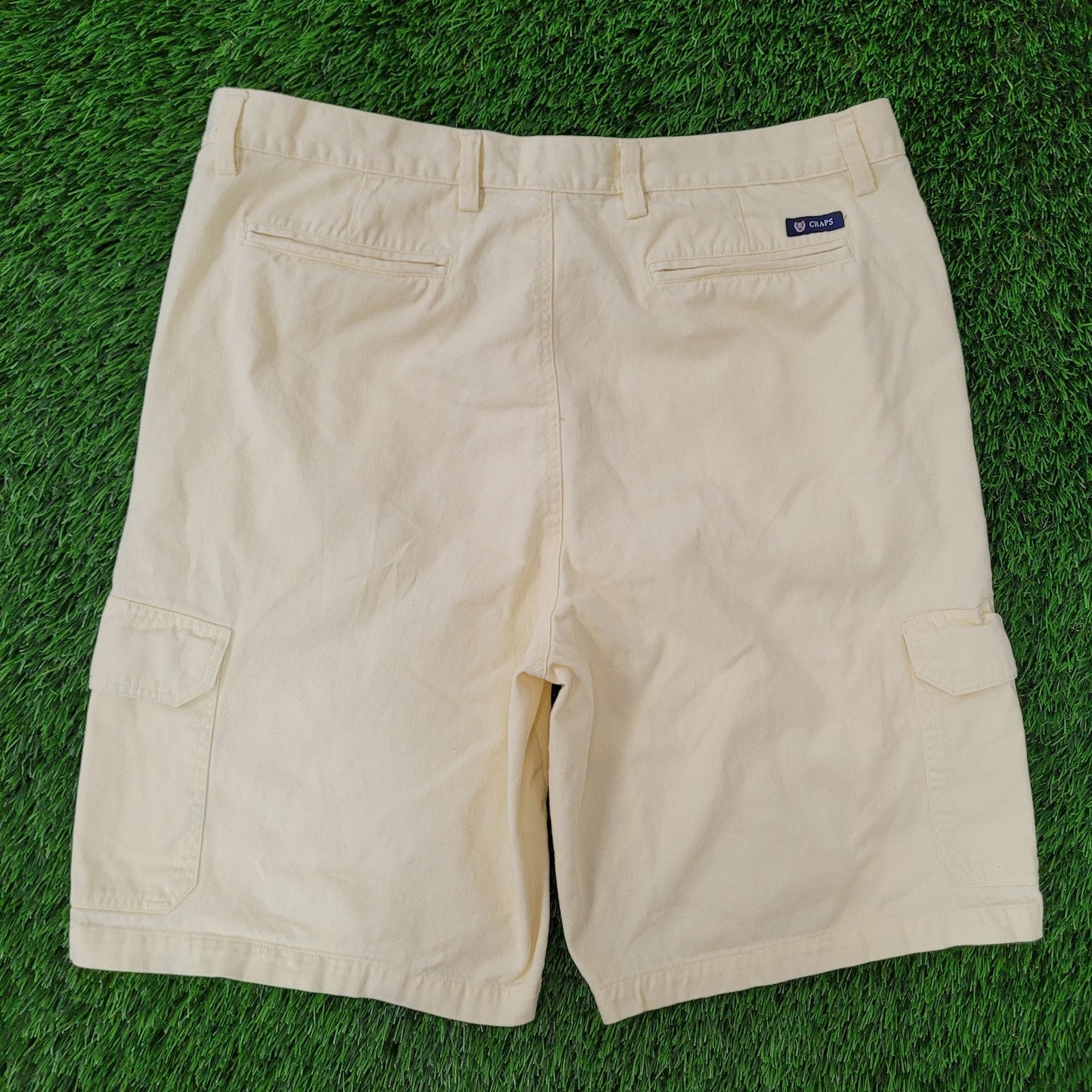 Chaps Ralph Lauren Cargo Shorts 38x10 Yellow