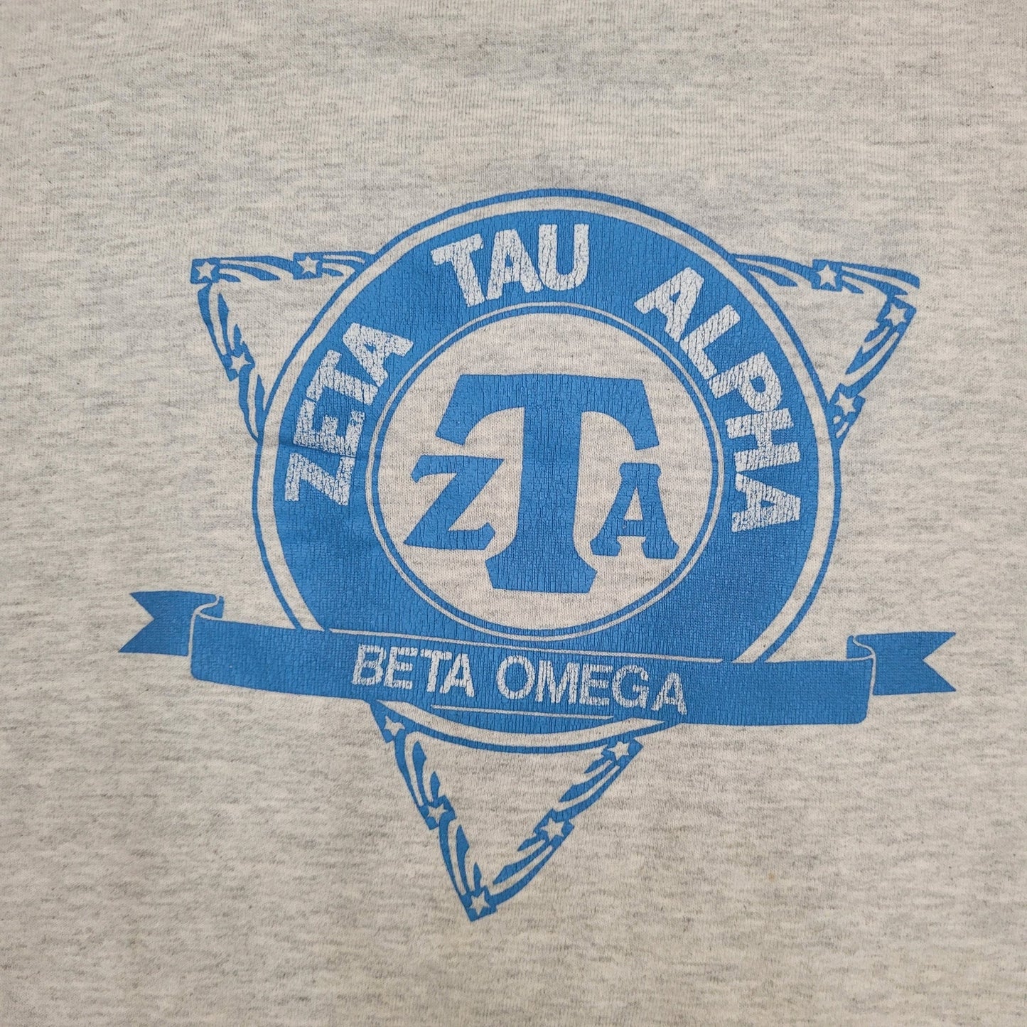 Vintage Zeta-Tau-Alpha Fraternity Sweatshirt Women 2XL 23x26