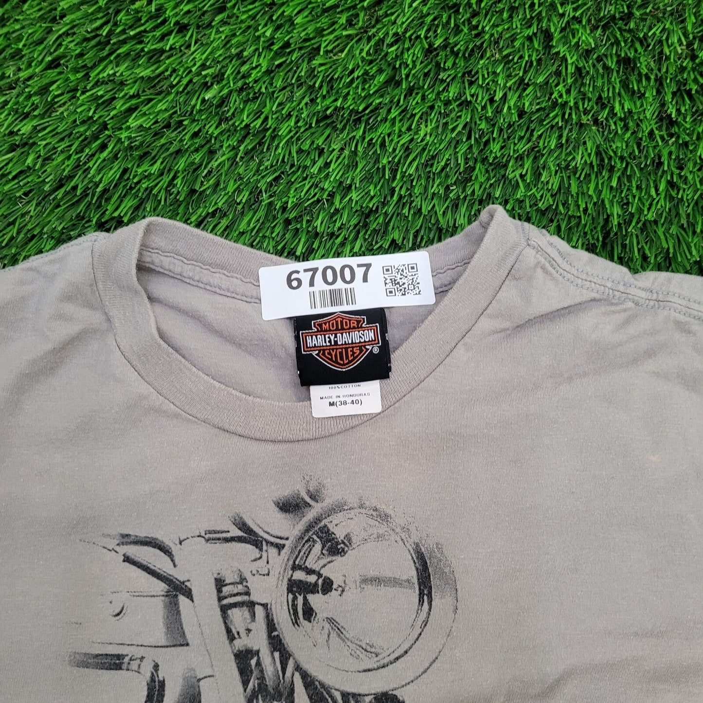 Harley Davidson Shirt Medium 19x24 Taupe