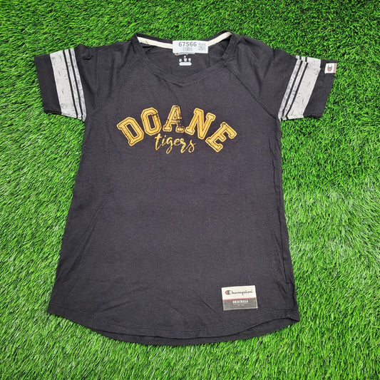 Doane Tigers Shirt Womens Small 18x24 Black