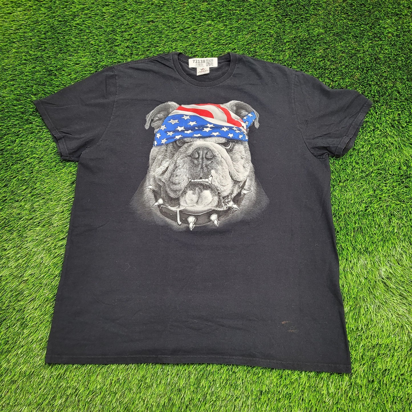 Bulldog Shirt Womens 2XL 24x29 Black