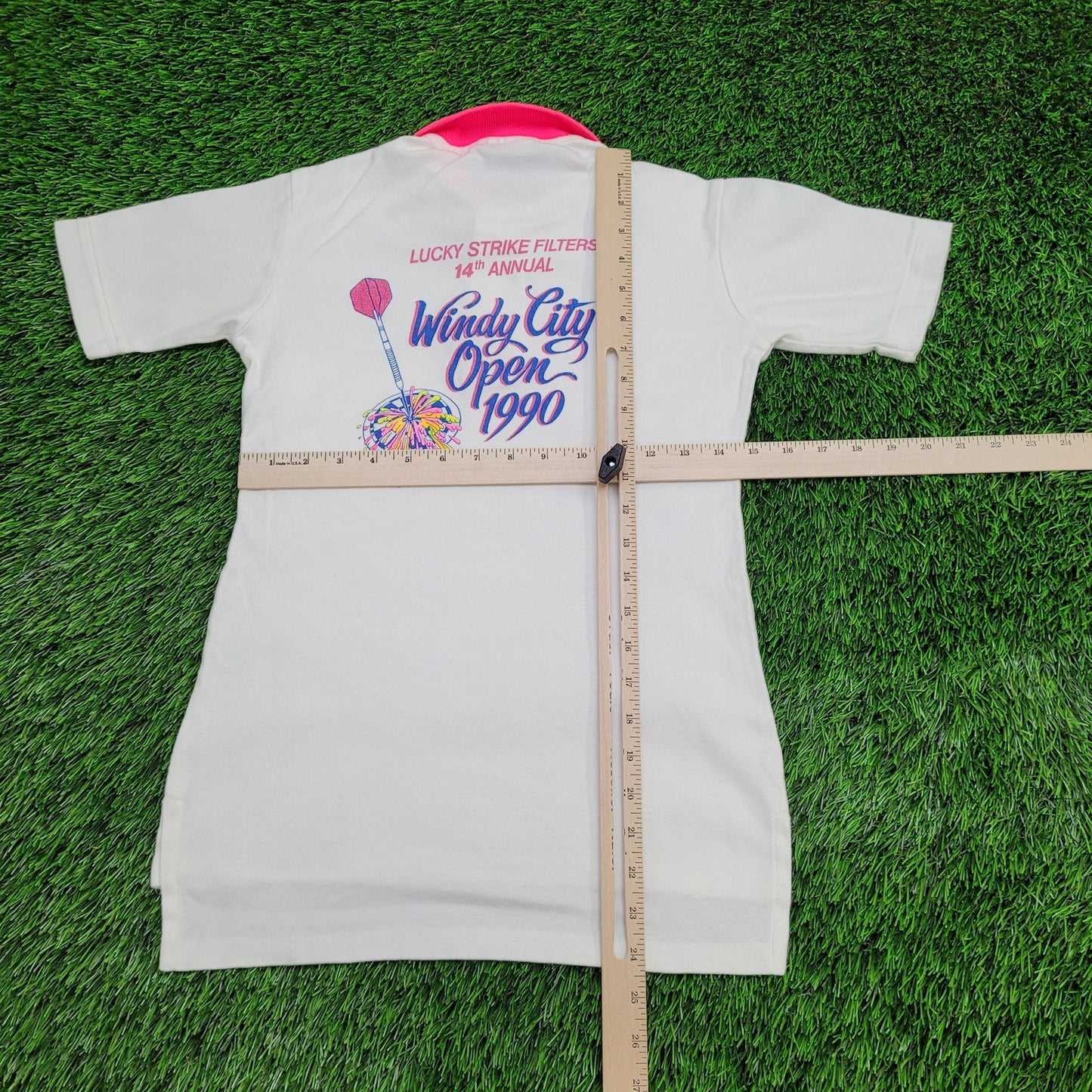 90s King-Louie Polo Shirt 2XS 15x24