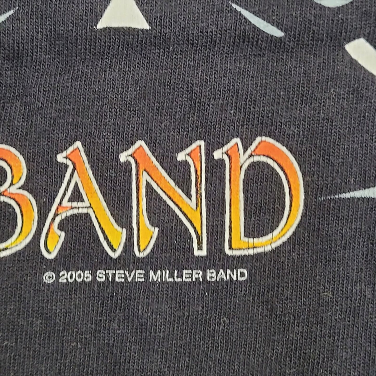 Vintage Steve-Miller Band Shirt Womens Large 19x22 Black