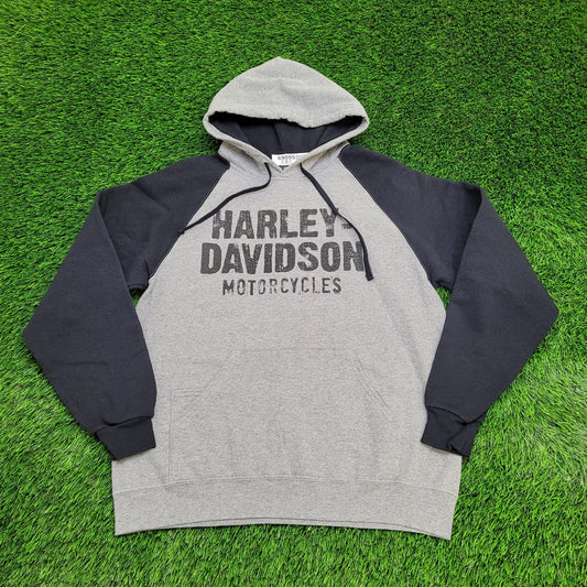 Harley-Davidson Texas Hoodie Large 22x26 Gray Blue