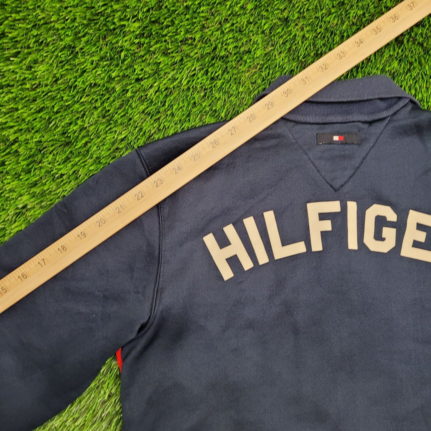 Vintage Tommy-Jeans Hilfiger Full-Zip Sweatshirt Small 20x24