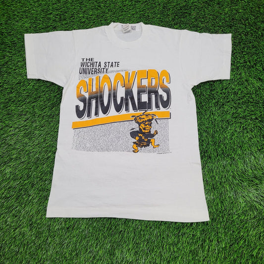 Vintage Wichita State University Shirt S/M 18X26 White