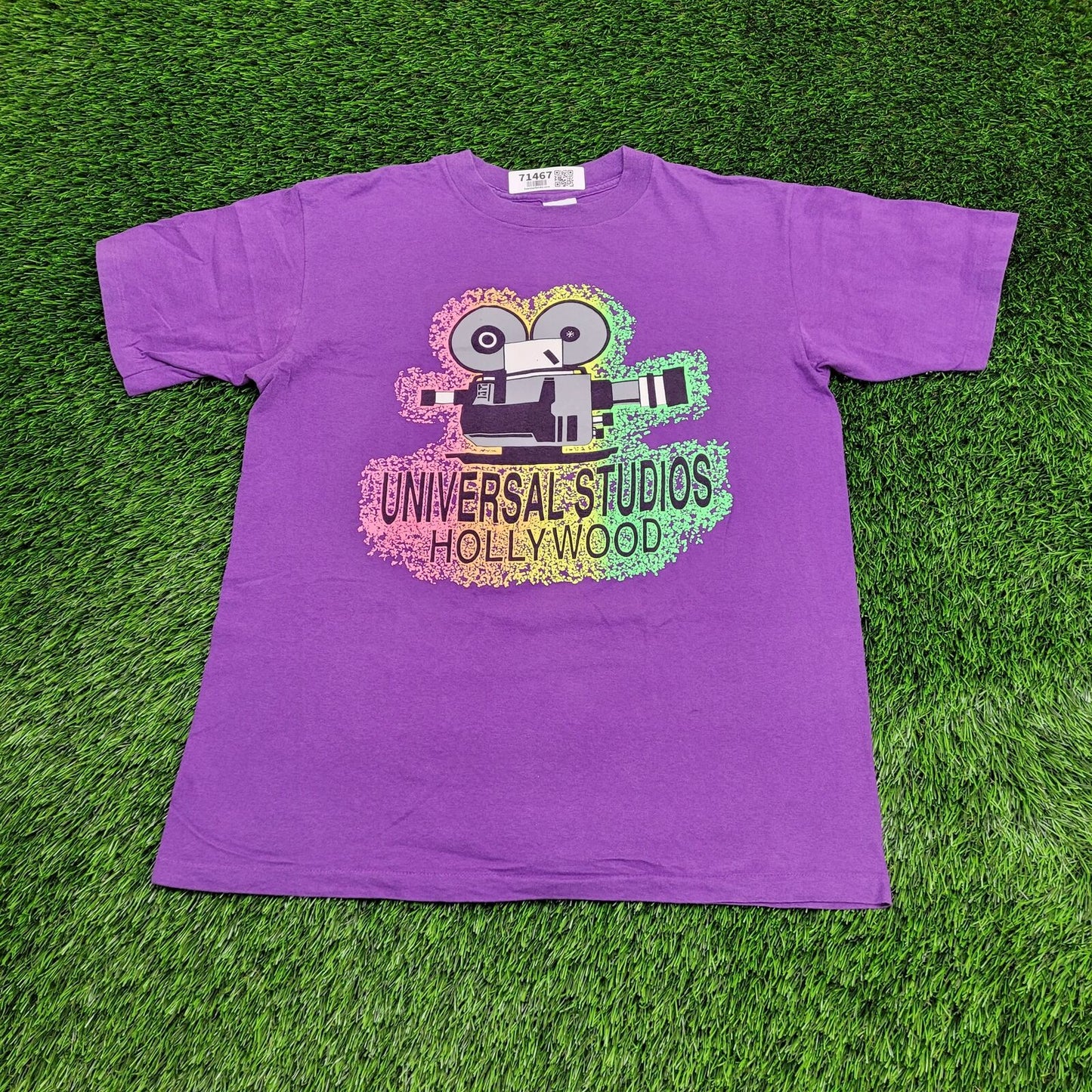 Vintage Universal-Studios Shirt Large 21x26 Purple USAs