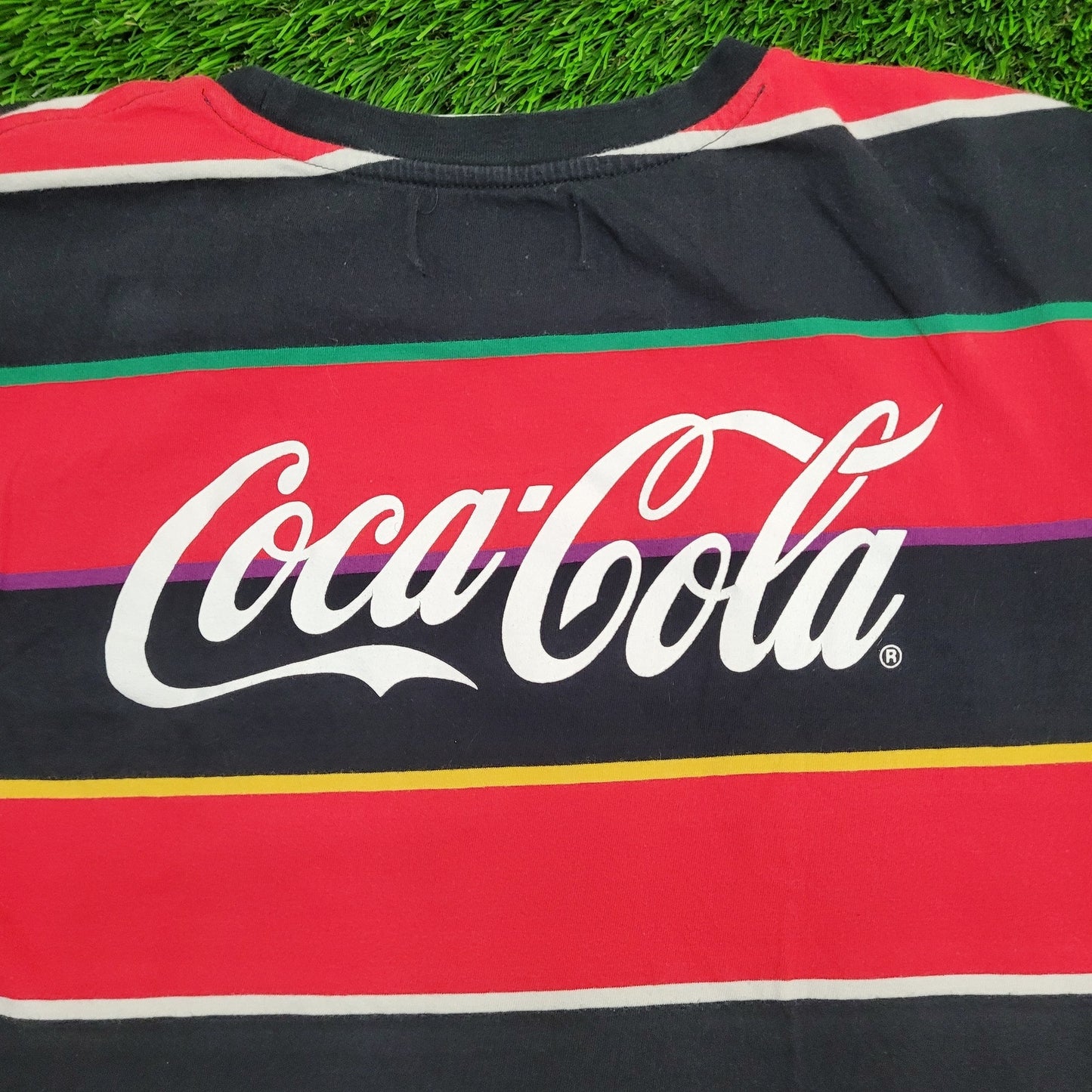 Coca-Cola PacSun Shirt Womens XL 22x26 Striped