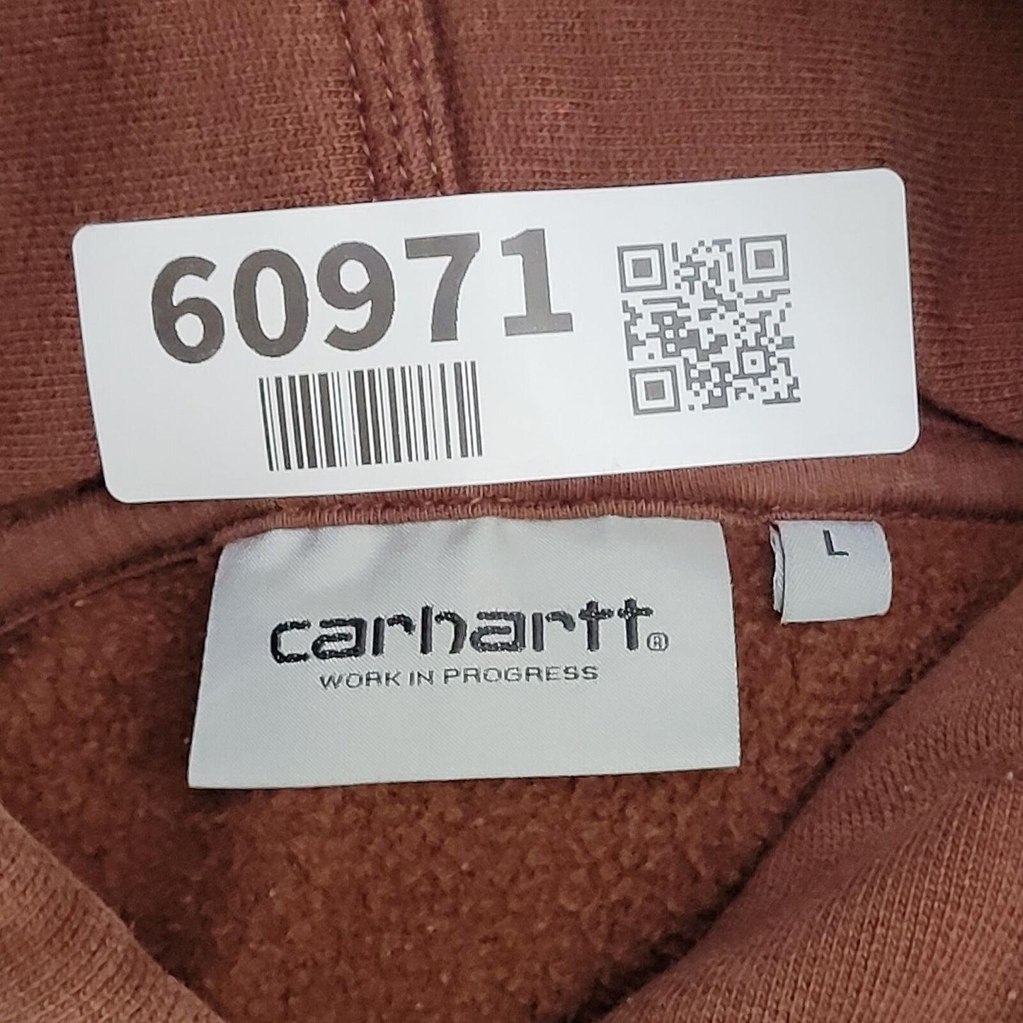 Carhartt Hoodie Jacket Womens Large 22x26 Work-In-Progress