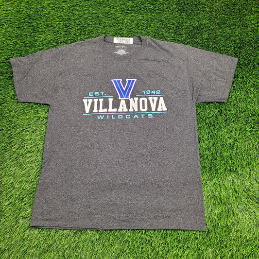 Champion Villanova Shirt Large 21x27 Gray