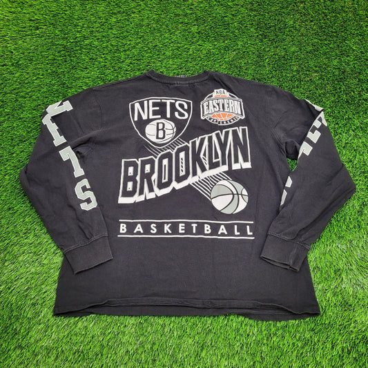 Brooklyn-Nets Shirt XL 24x26 Basketball Black